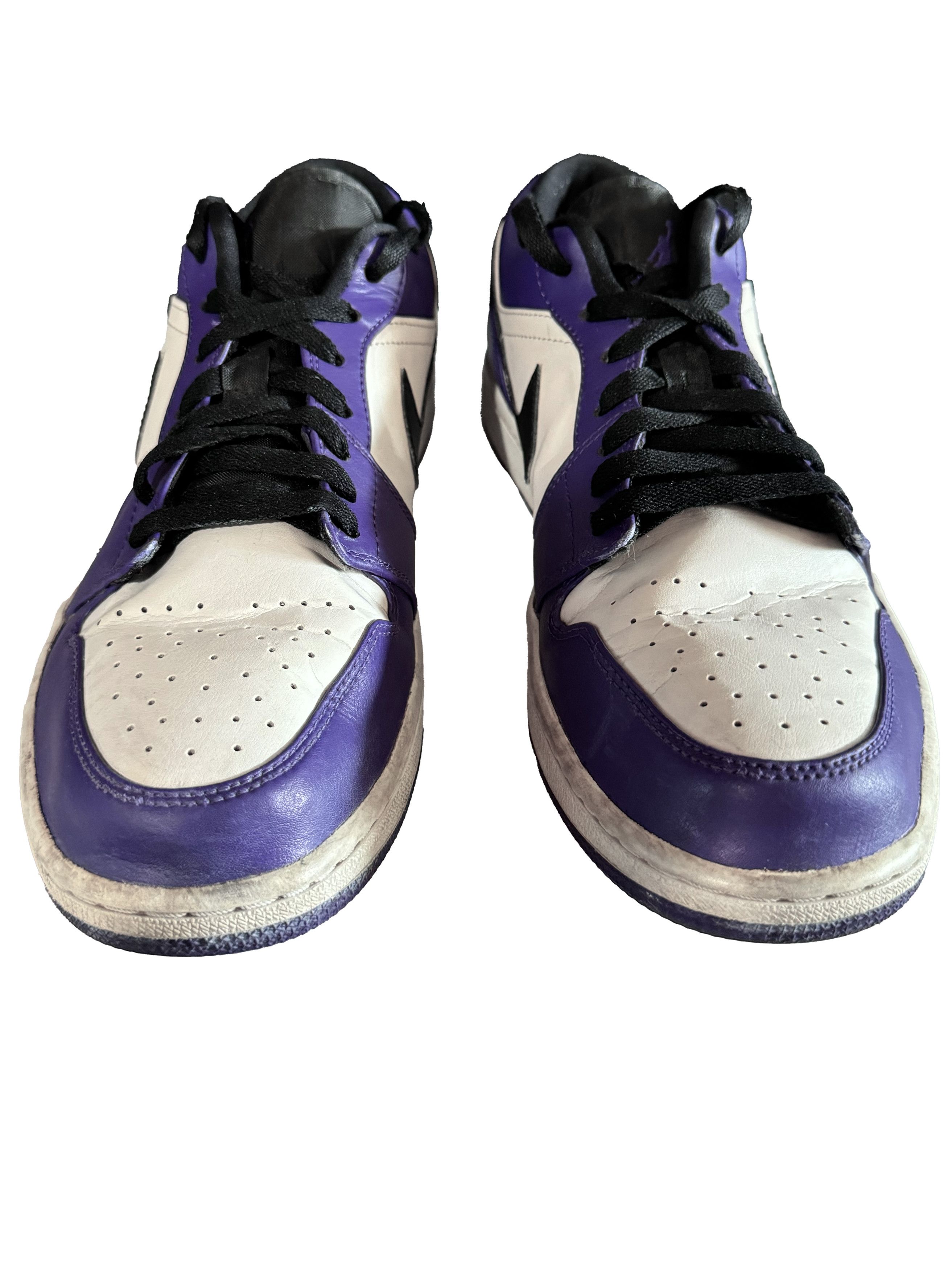 Nike Jordan 1 Low Court Purple Size US 12 / EU 45 - 1 Thumbnail
