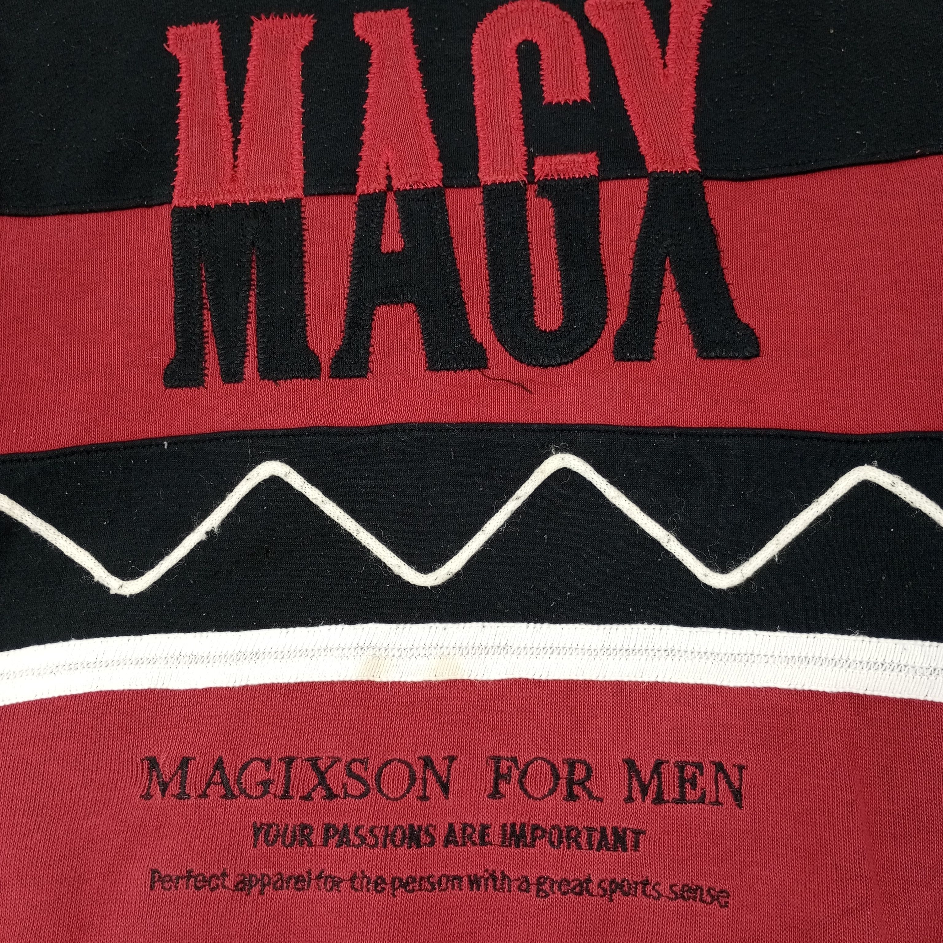 Vintage Magixson For Men Sweatshirt c232n16 Size US M / EU 48-50 / 2 - 2 Thumbnail