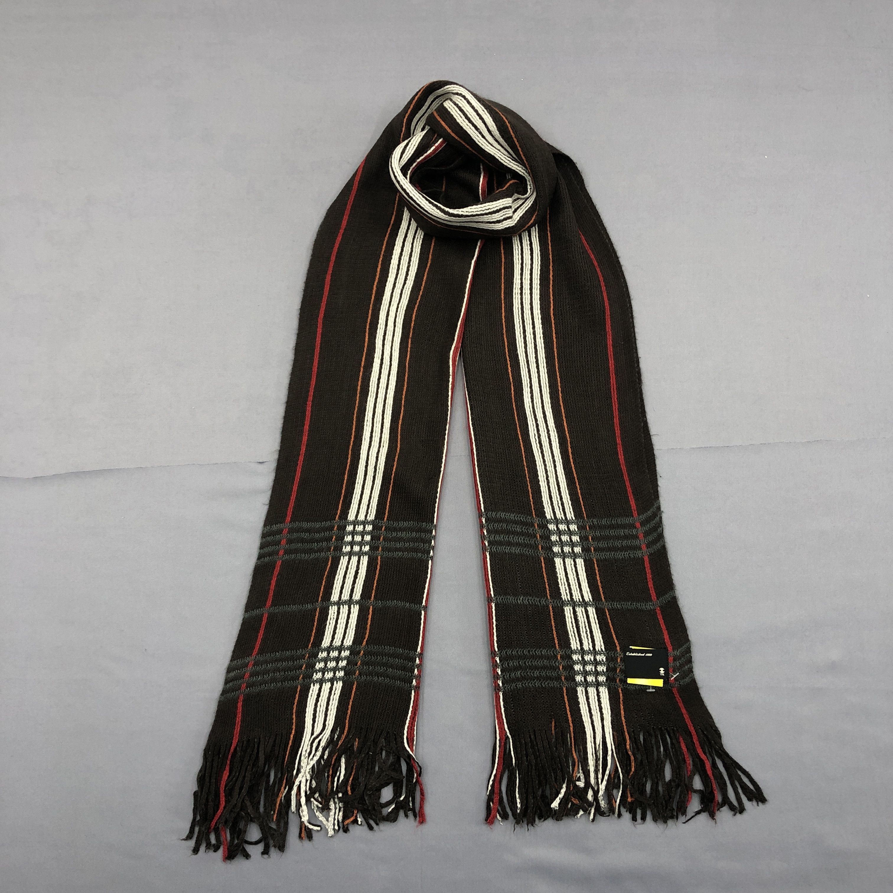 Japanese Brand Vintage Takeo Kikuchi Scarf Muffler Wool Cashmere Scarves. Size ONE SIZE - 1 Thumbnail