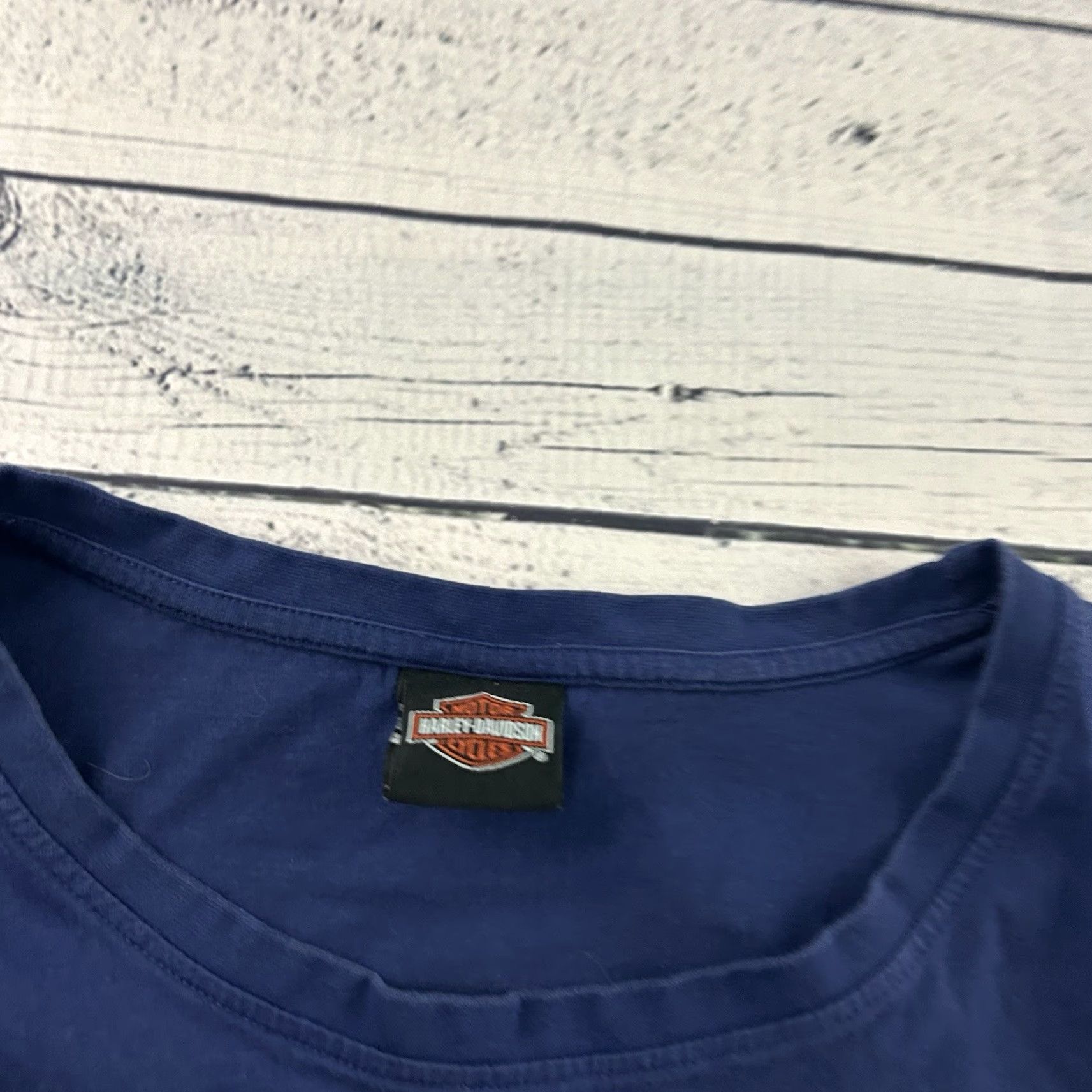 Harley Davidson Voodoo Harley-Davidson New Orleans Short Sleeve T Shirt Women's XL Blue Size XL / US 12-14 / IT 48-50 - 2 Thumbnail