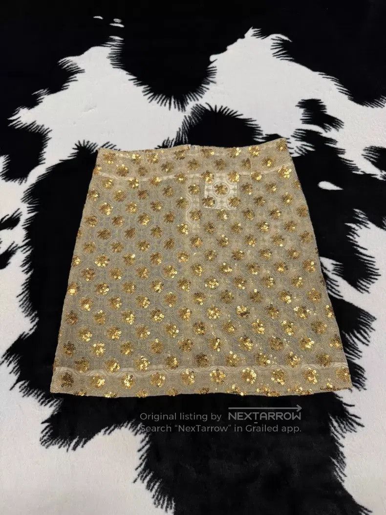Comme des Garcons Comme Des Garcons size M Sequined Skirt Size 22" - 2 Thumbnail