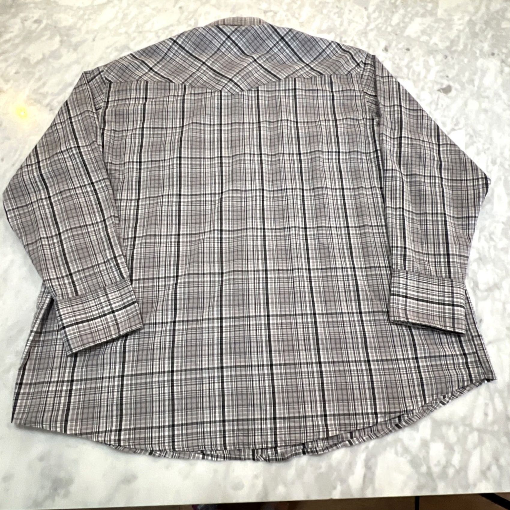 Wrangler Wrangler Mens 2XL Plaid Long Sleeve Snap Shirt Set 2 Cowboy Western Rancher Size US XXL / EU 58 / 5 - 6 Thumbnail