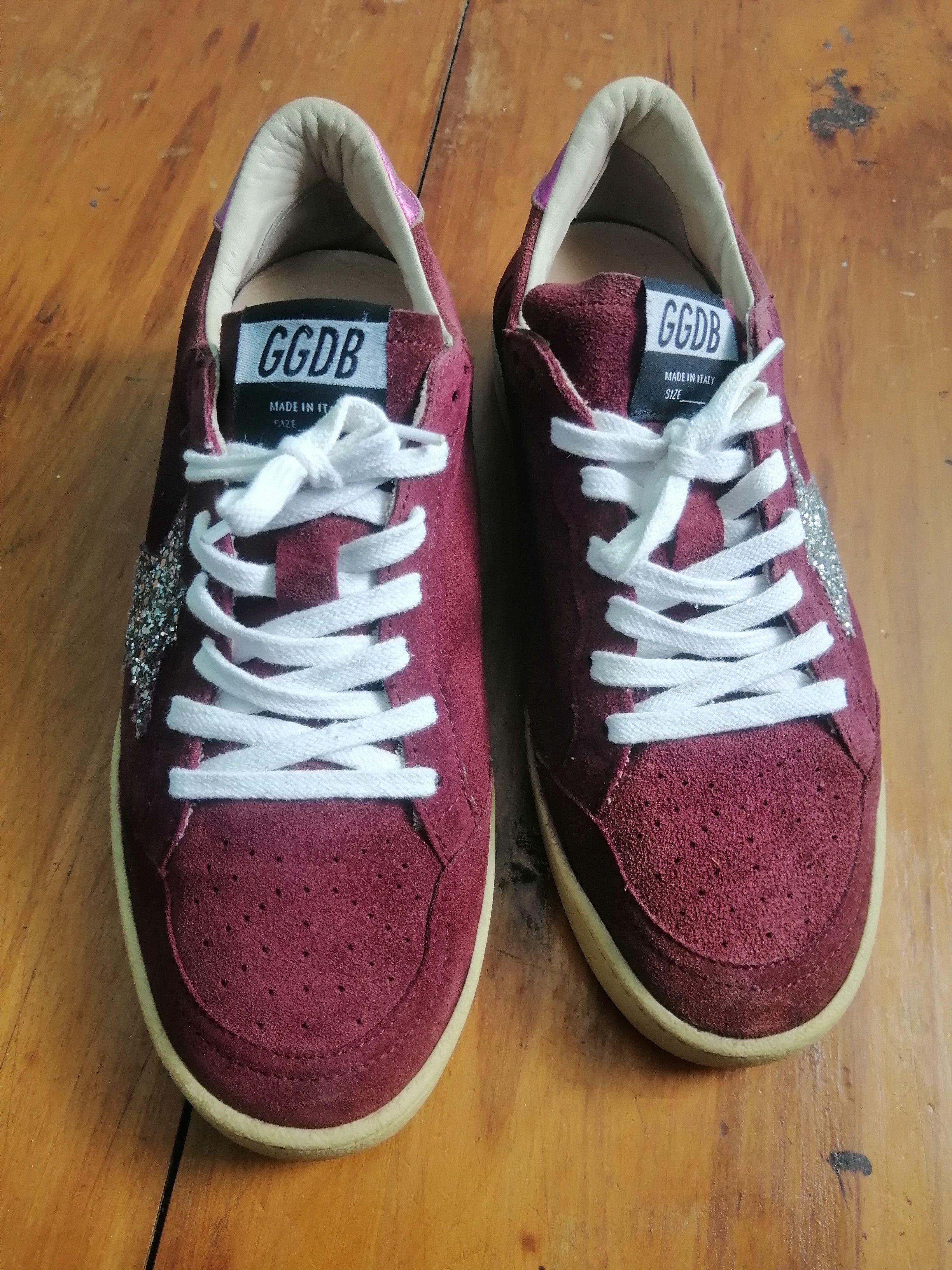 Golden Goose Maroon Golden Goose Ballstar Size US 5 / EU 37 - 6 Thumbnail