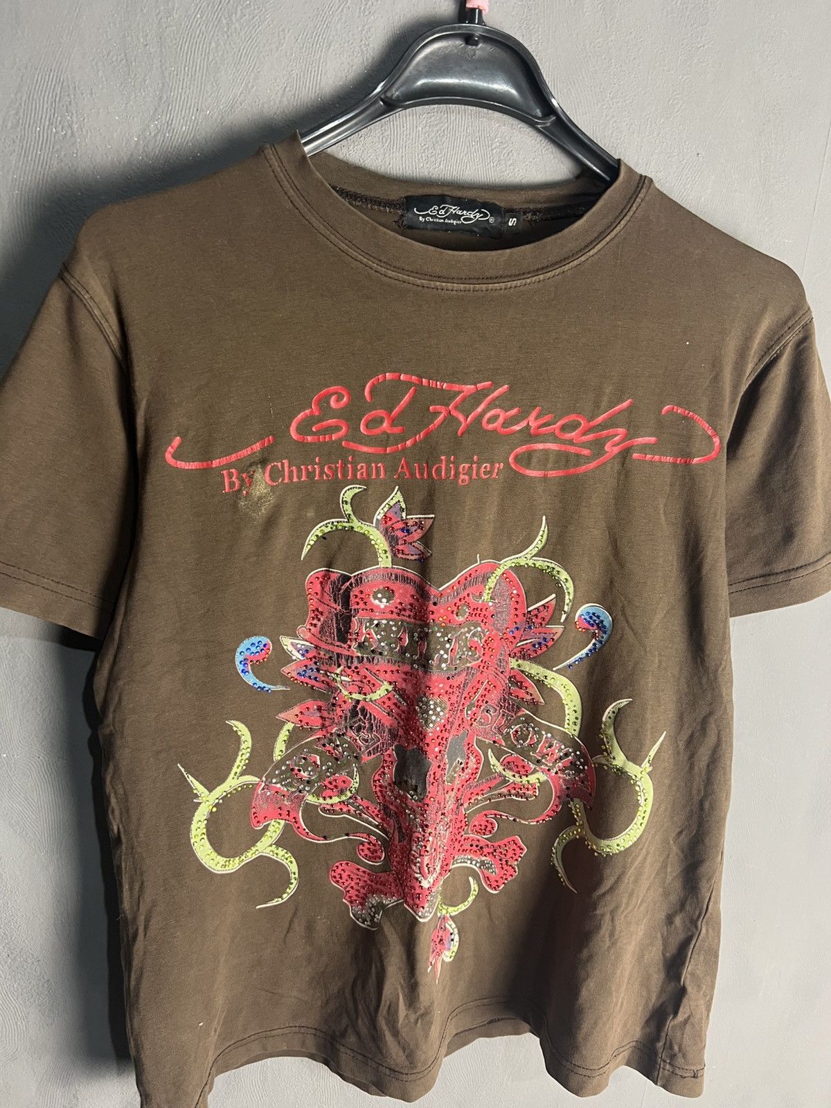 Ed Hardy Ed hardy vintage tee big logo Christian Audigier Size S / US 4 / IT 40 - 3 Thumbnail