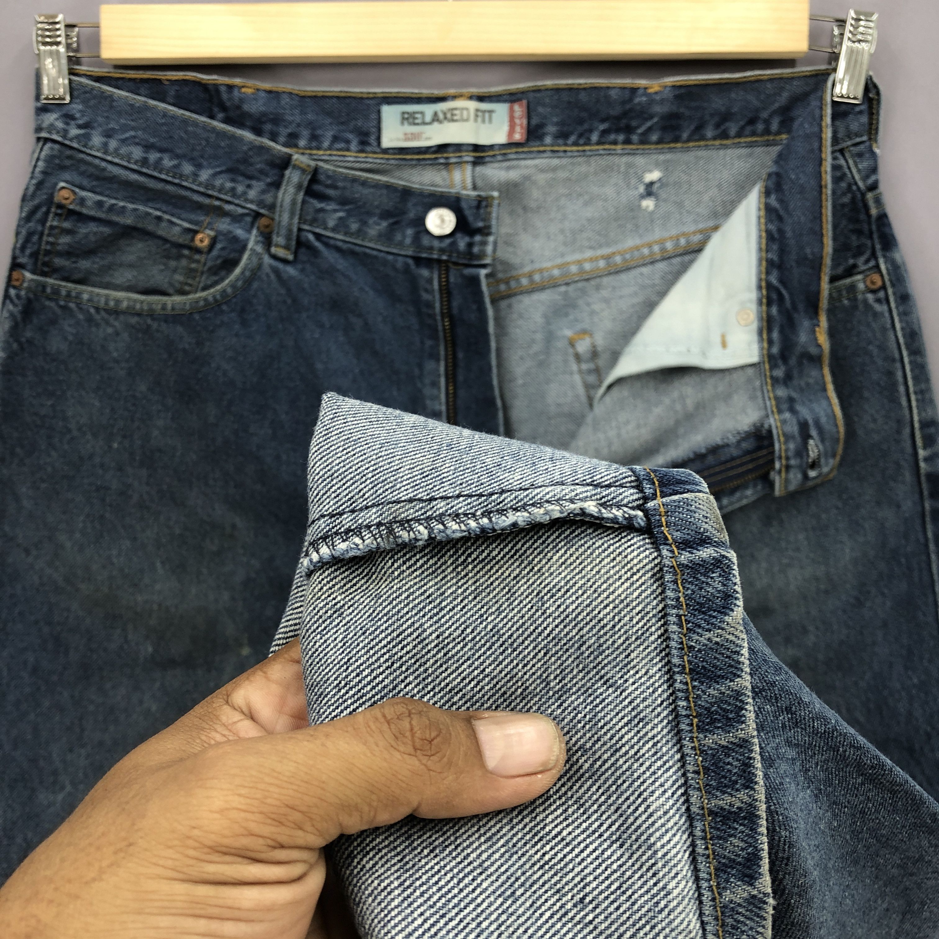 Levi's Vintage Levis Blue Washed Jeans Levi's 550 Stonewash Denim Size US 38 / EU 54 - 8 Thumbnail