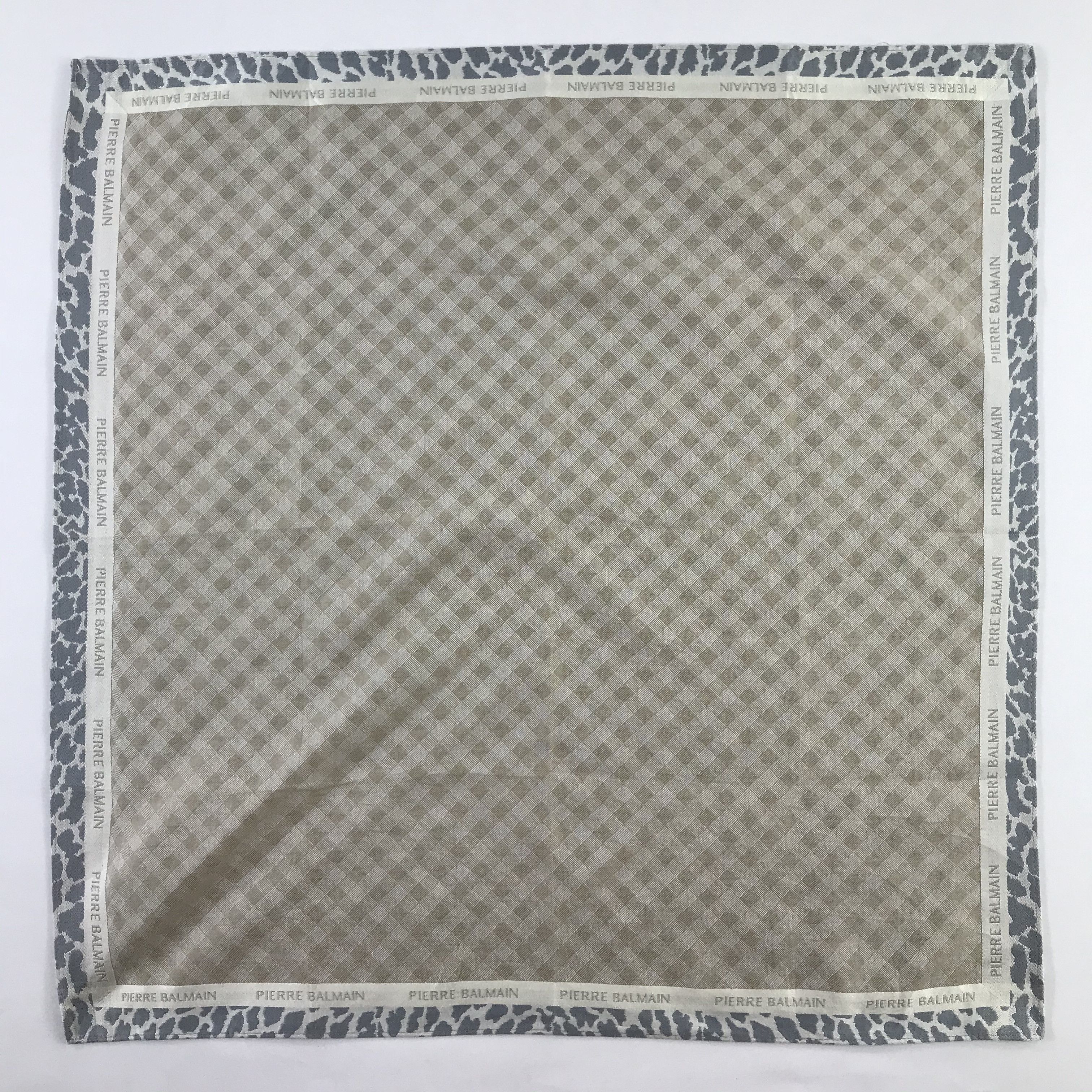 Pierre Balmain × Vintage Pierre Balmain Bandana / Handkerchief / Neckerchief - S878 Size ONE SIZE - 1 Thumbnail