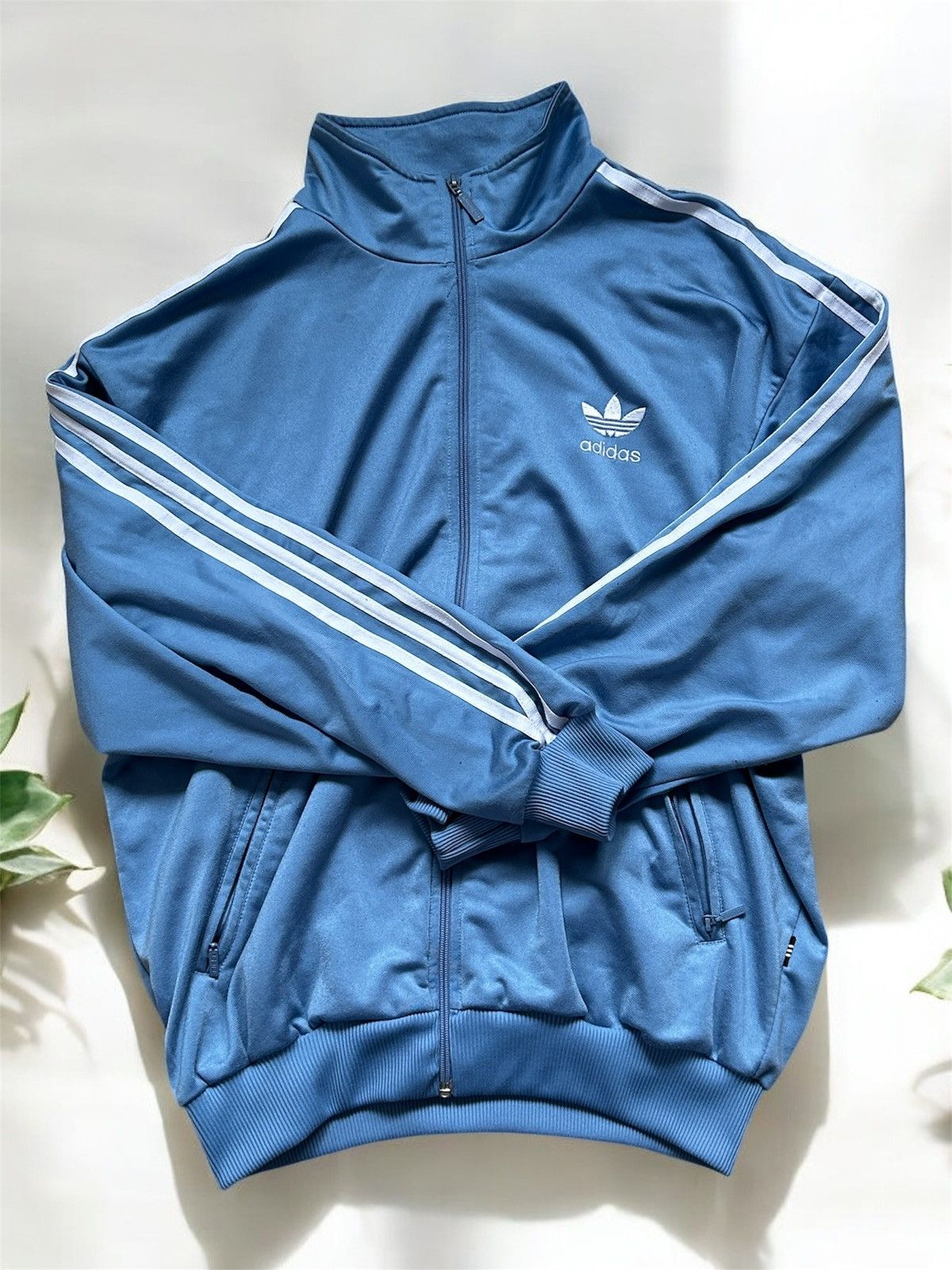 Adidas × Vintage Adidas boxy baggy crewneck blue vintage 00s Size US M / EU 48-50 / 2 - 1 Thumbnail
