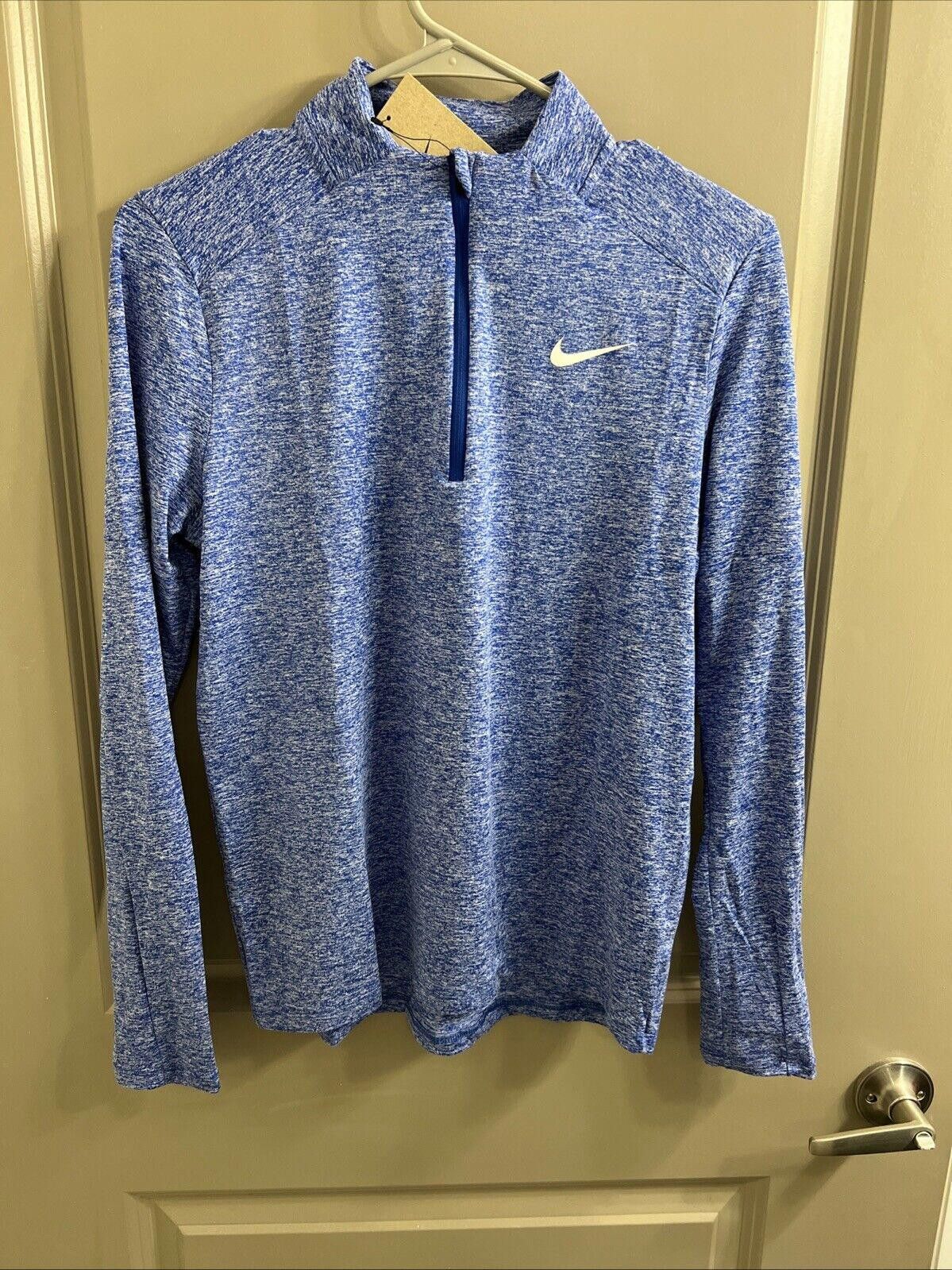 Nike Nike Dri-FIT Element Running Top Women's SMALL BLUE DH4951 Size S / US 4 / IT 40 - 1 Thumbnail