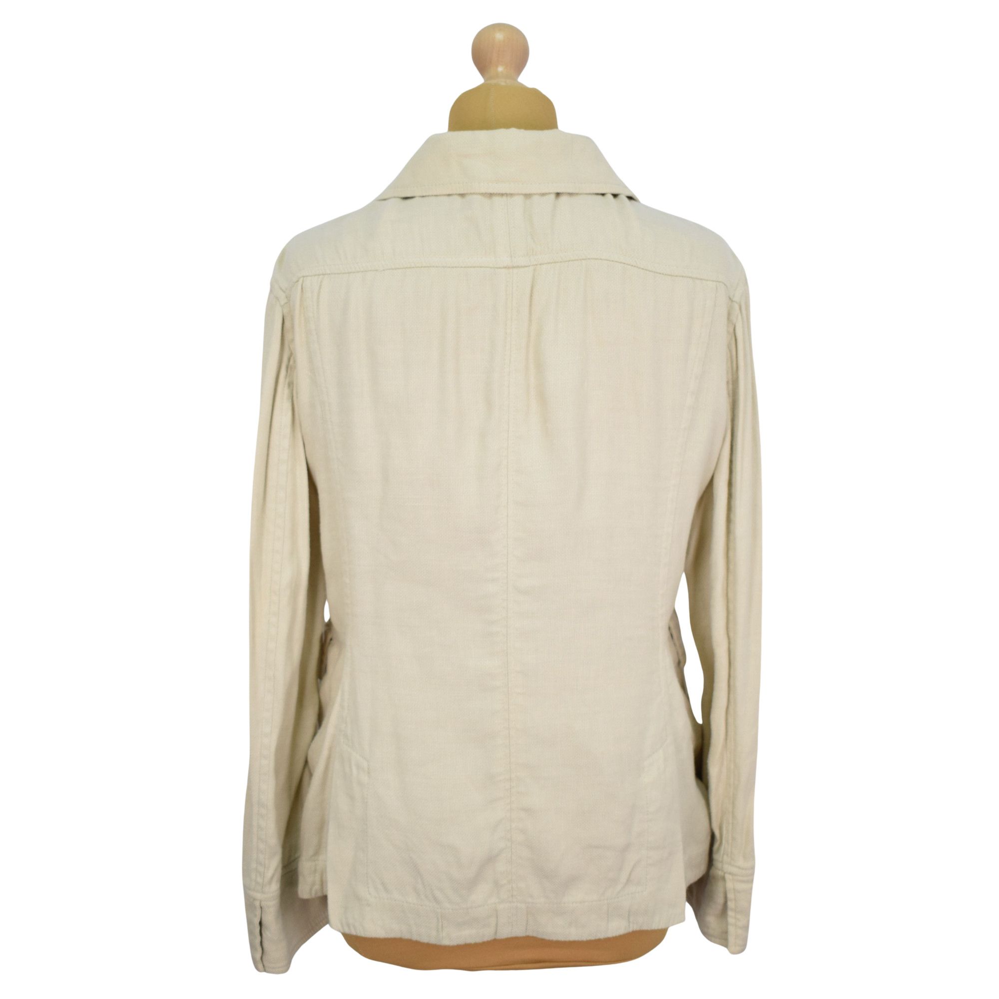Loro Piana Loro Piana Old Money Summer Linen Gold Buttons Jacket Size S / US 4 / IT 40 - 4 Thumbnail