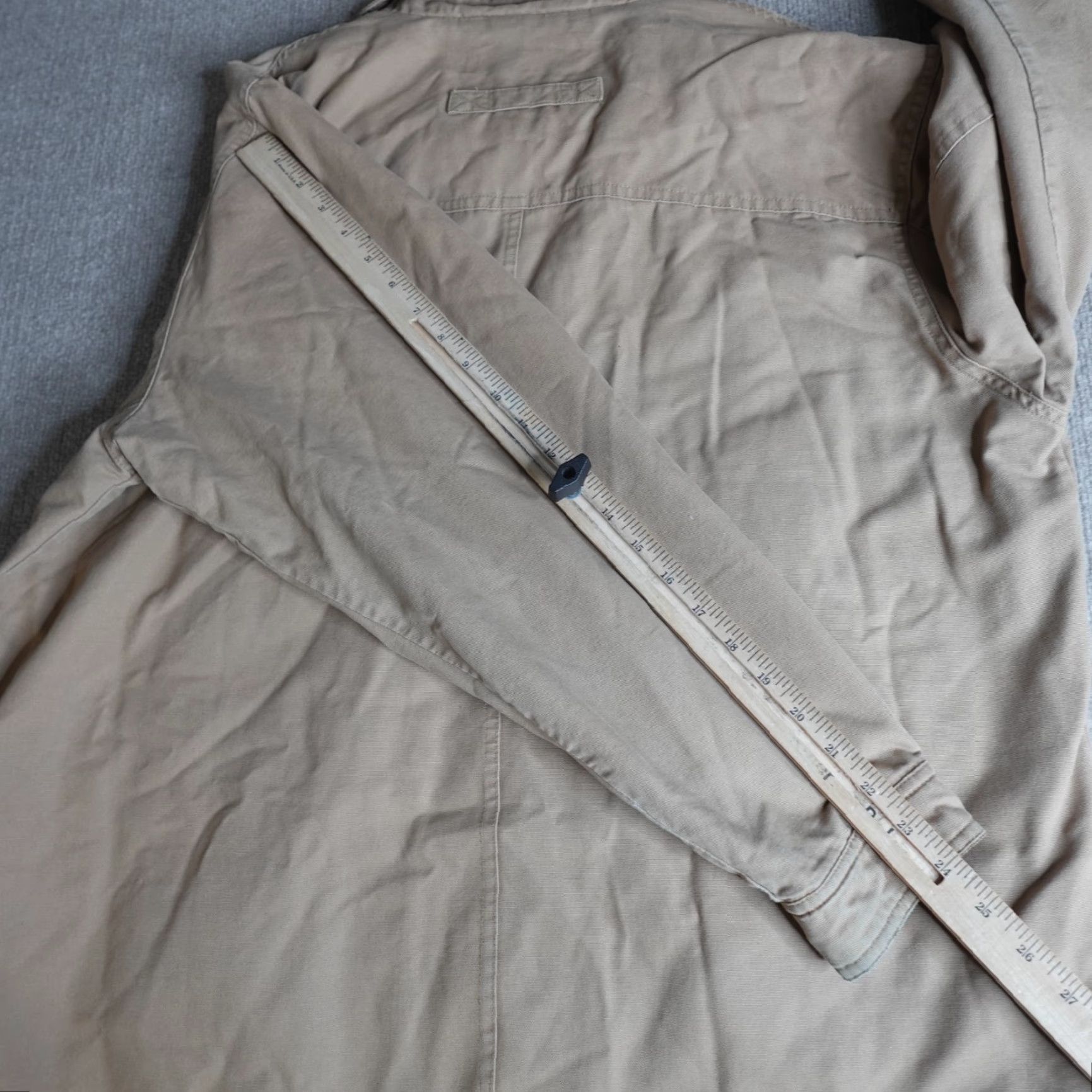 Vintage VINTAGE Sonoma Jacket Chore Coat Military Style Beig e Cotton Canvas L Large Mens Size US L / EU 52-54 / 3 - 7 Thumbnail