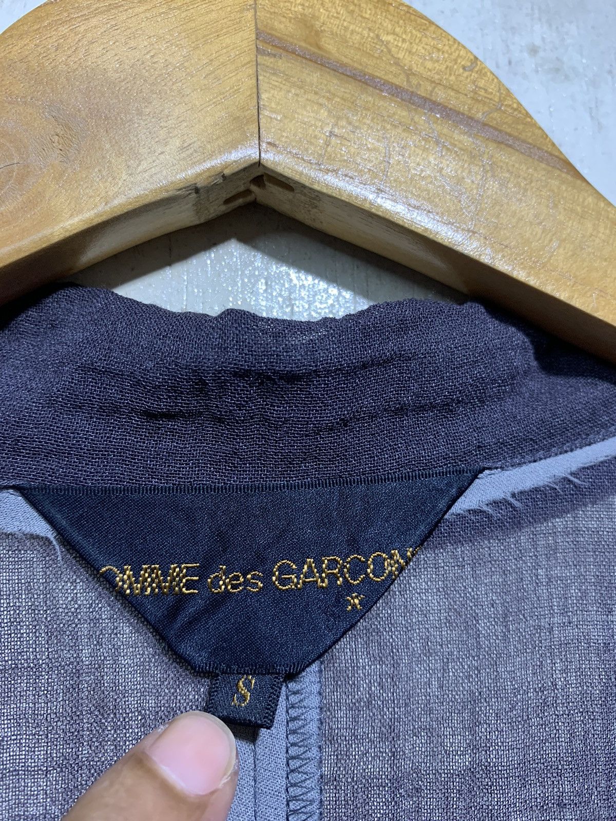 Comme des Garcons 🔥RARE VTG ETE 1986 CdG LINEN 4 HANDS SLEEVES JACKETS Size S / US 4 / IT 40 - 10 Thumbnail