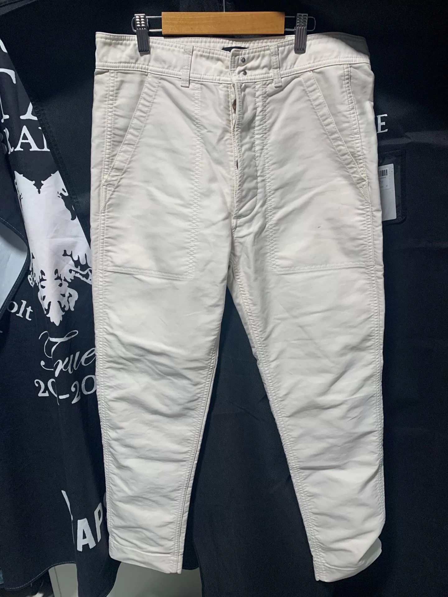 Tom Ford Tom Ford Casual Pants in Cream Color Size US 31 - 1 Thumbnail