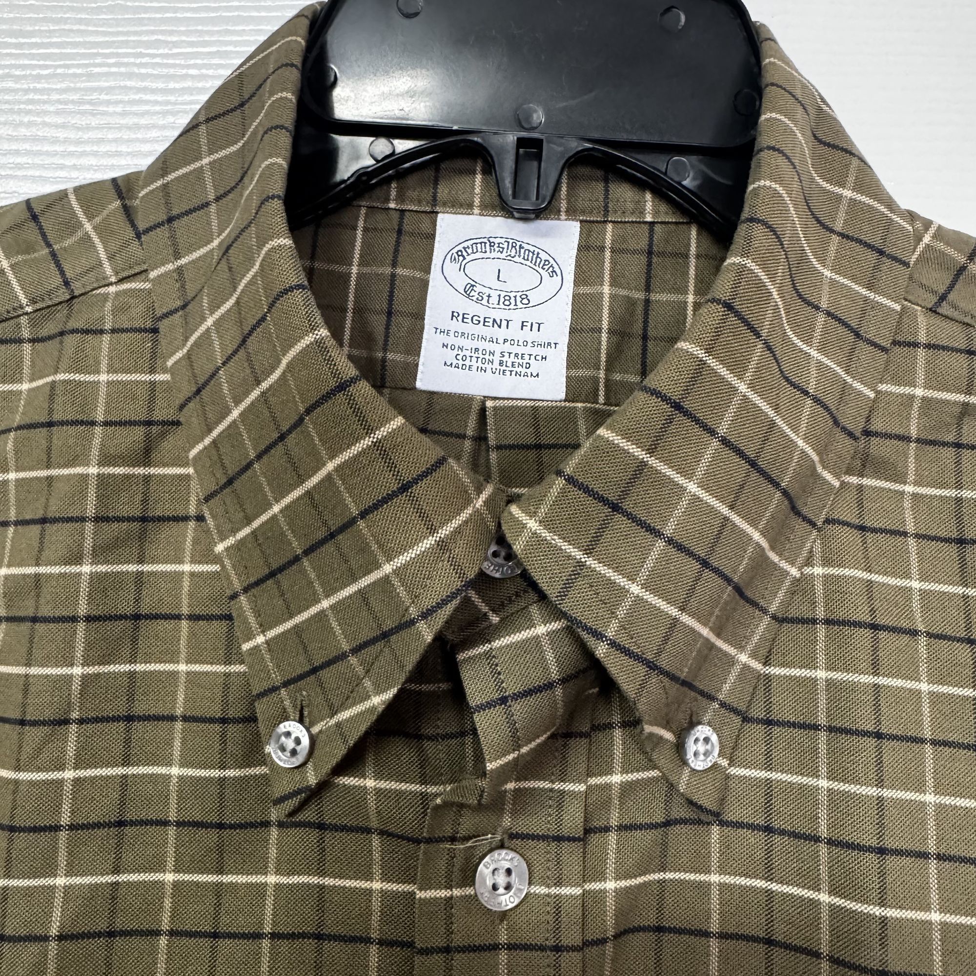 Brooks Brothers Brooks Brothers Shirt Regent Fit Mens Size Large Logo Size US L / EU 52-54 / 3 - 5 Thumbnail
