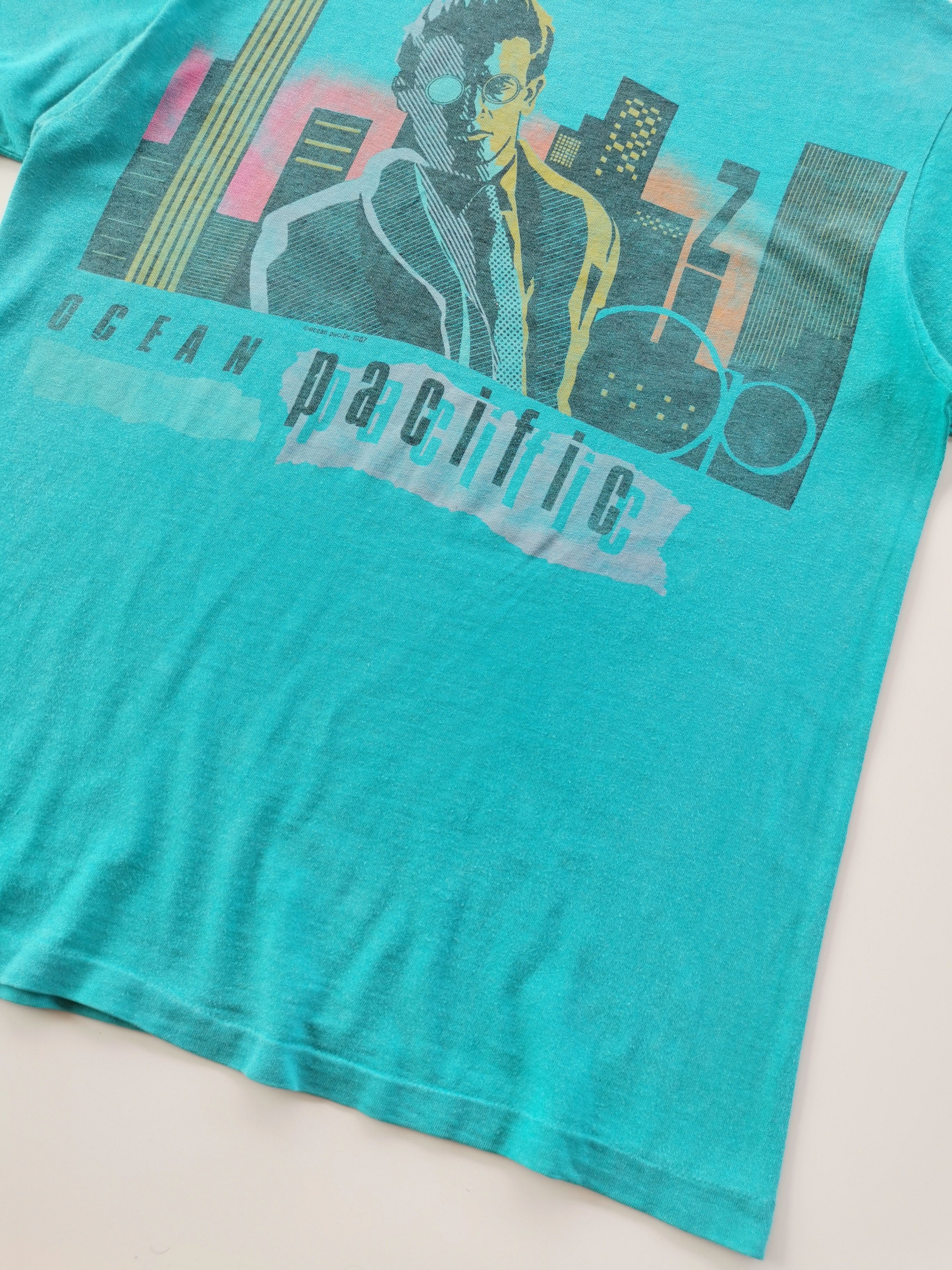 Ocean Pacific 1987 Vintage Ocean Pacific OP Surf Tshirt Size US M / EU 48-50 / 2 - 6 Thumbnail