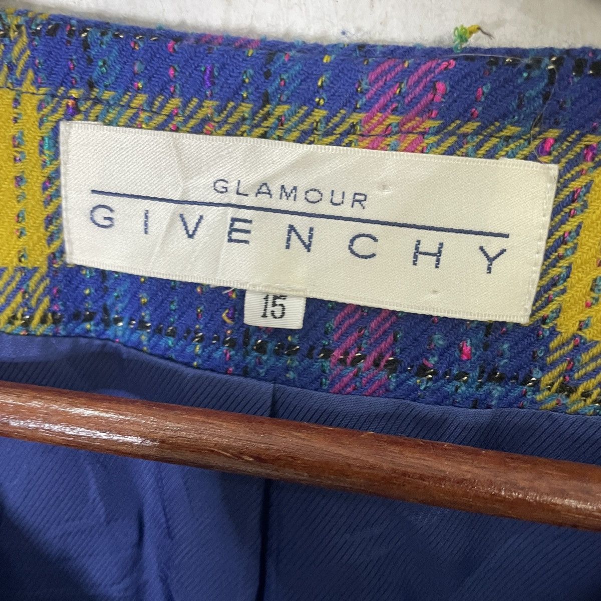 Givenchy Vintage Givenchy Glamour Tweed Jacket Size XXL / US 16-18 / IT 52-54 - 5 Thumbnail