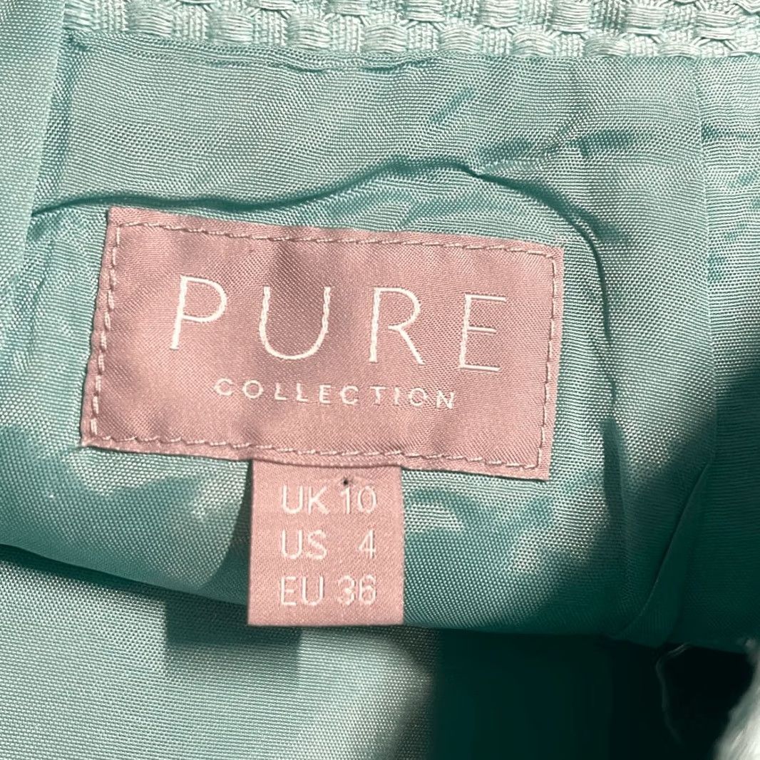 Vintage VINTAGE? Pure Collection Skirt Women Mint Green Teal Pencil Straight 4 Knee Length Green Women 4 Pencil Skirt Size 27" / US 4 / IT 40 - 5 Thumbnail