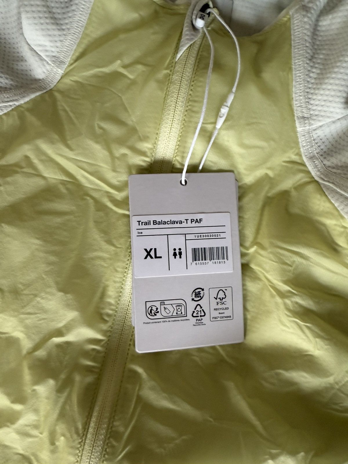 On × POST ARCHIVE FACTION (PAF) NEW WITH TAG Trail Balaclava-T PAF X ON Size US XL / EU 56 / 4 - 6 Thumbnail