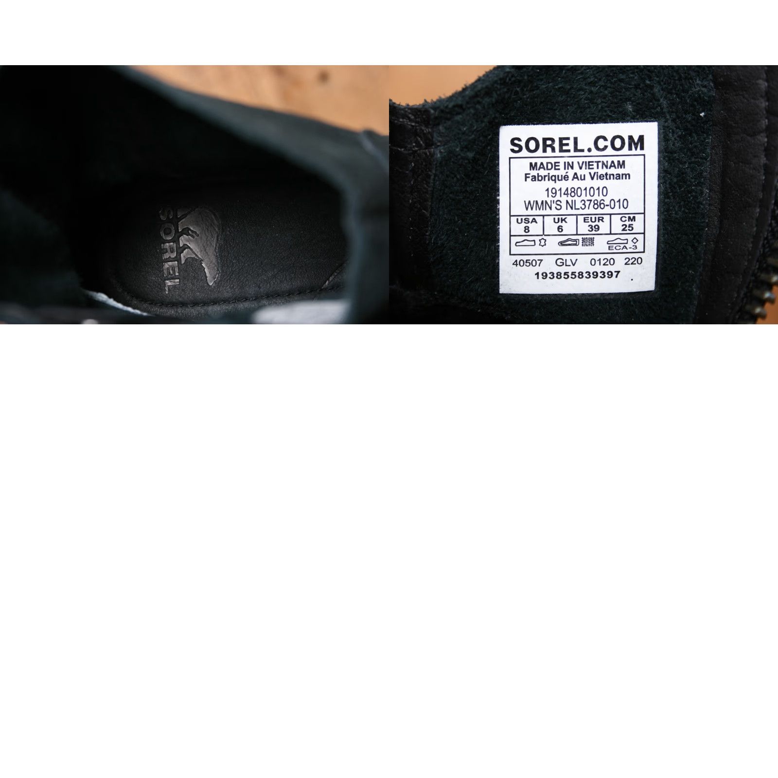 SOREL SOREL Lolla II Black Metallic Suede Leather Side Zip Ankle Booties Sz. 8 Boots Womens Size US 6 / IT 36 - 8 Thumbnail