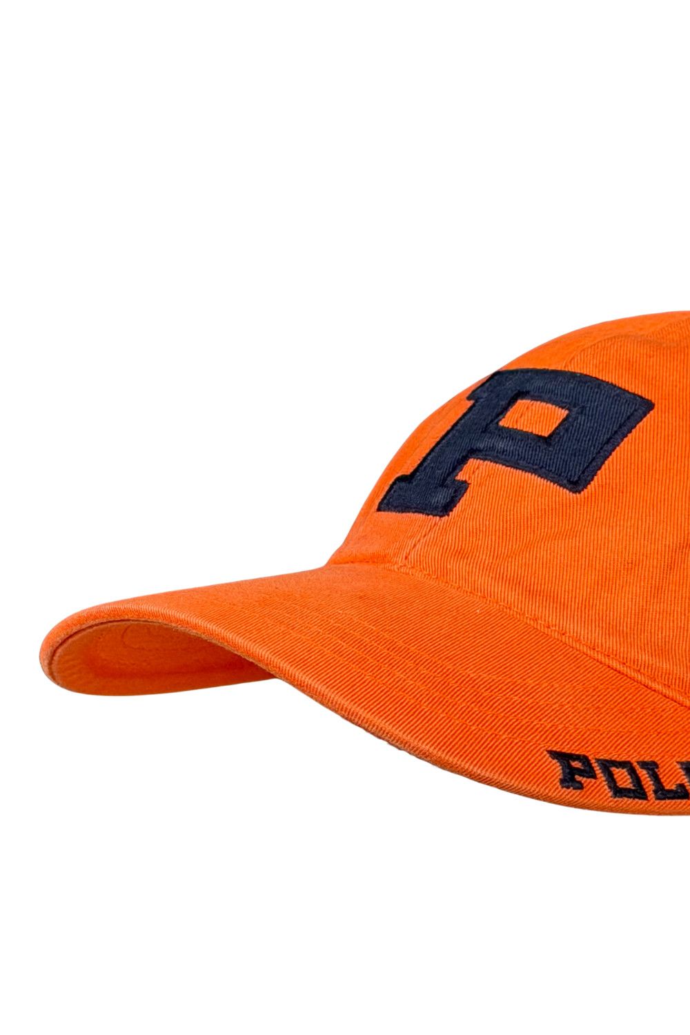 Polo Ralph Lauren Vintage Polo Sport Ralph Lauren Orange P Logo Strapback Cap Size ONE SIZE - 8 Thumbnail