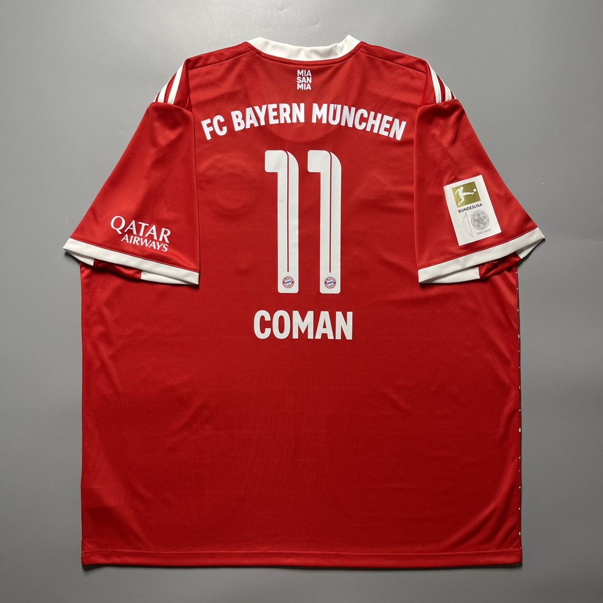 3XL BAYERN ADIDAS 2022/2023 FOOTBALL HOME JERSEY #11 COMAN