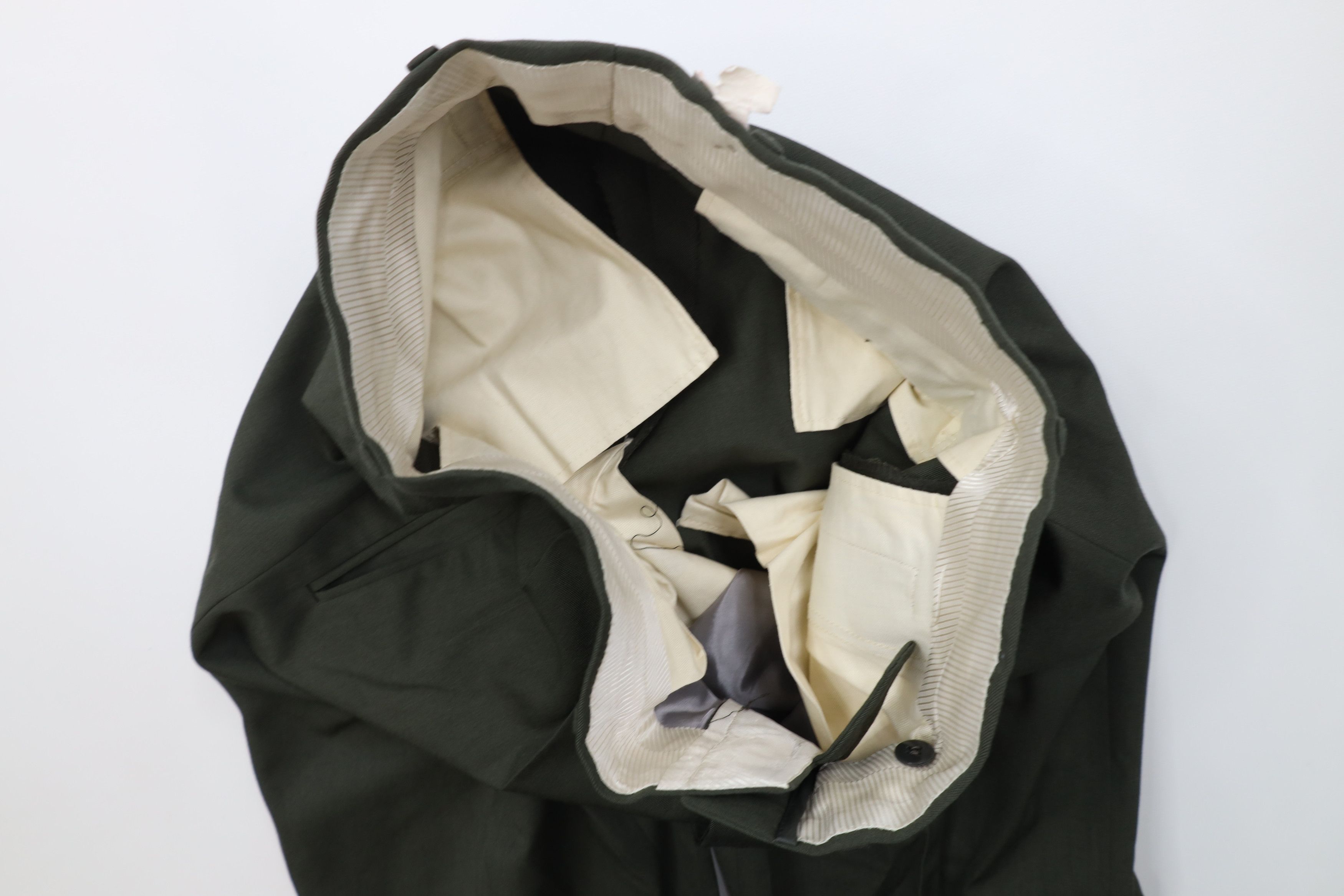 Vintage Deadstock Vintage 30s 40s Rockabilly Gabardine Pants Green Size US 30 / EU 46 - 7 Thumbnail