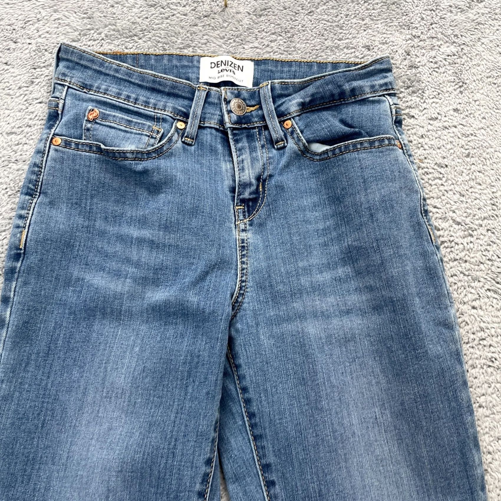 Levi's Levi's Jeans Womens 26x31 Denim Mid Rise Bootcut City Denizen by Levi's 5-Pocket Blue Cotton Polyester Spandex Regular Size 26 Womens Size 26" / US 2 / IT 38 - 5 Thumbnail