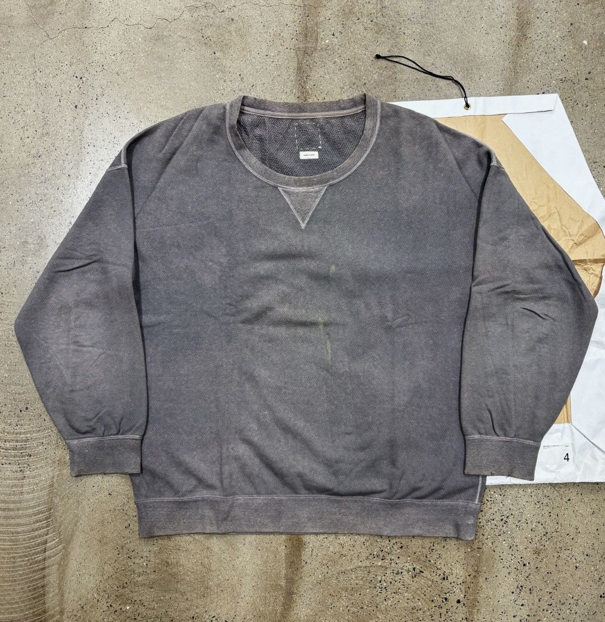 Visvim Visvim 21ss jumbo sweat l/s （uneven dye） Size US XL / EU 56 / 4 - 1 Thumbnail