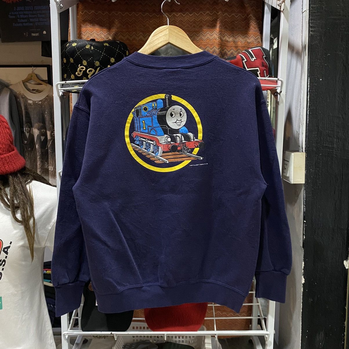 Rap Tees VINTAGE 1999 Thomas the tank engine Sweatshirt Size US M / EU 48-50 / 2 - 1 Thumbnail
