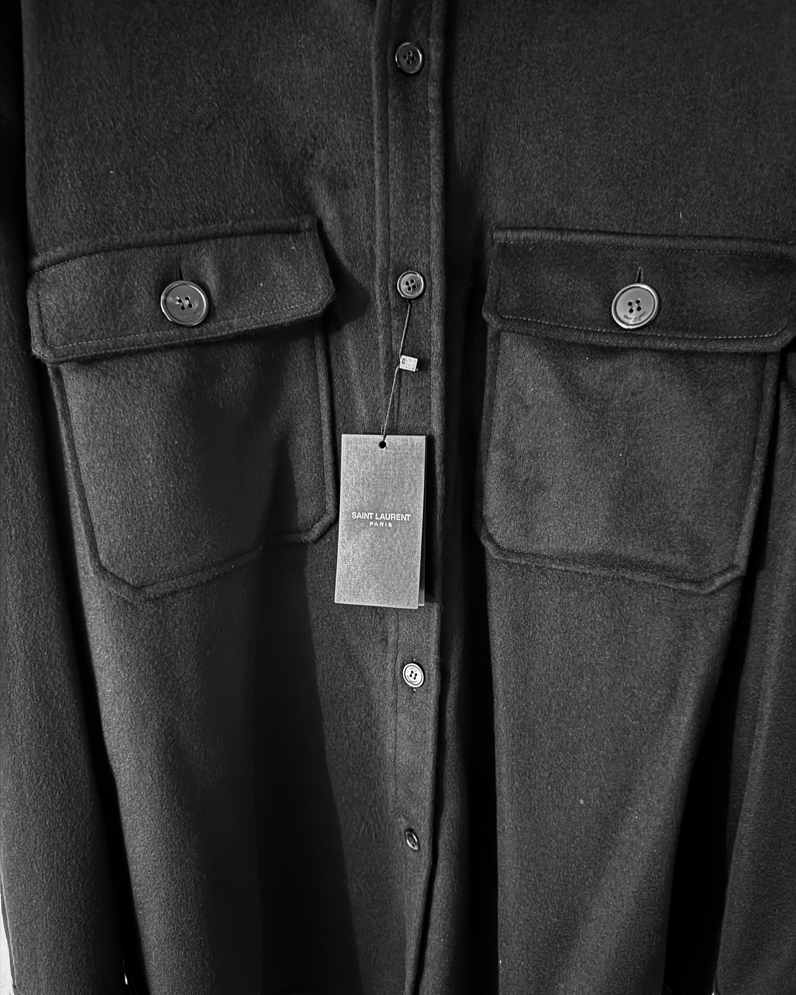 Saint Laurent Paris SL Pure Cashmere Overshirt Size US L / EU 52-54 / 3 - 8 Thumbnail
