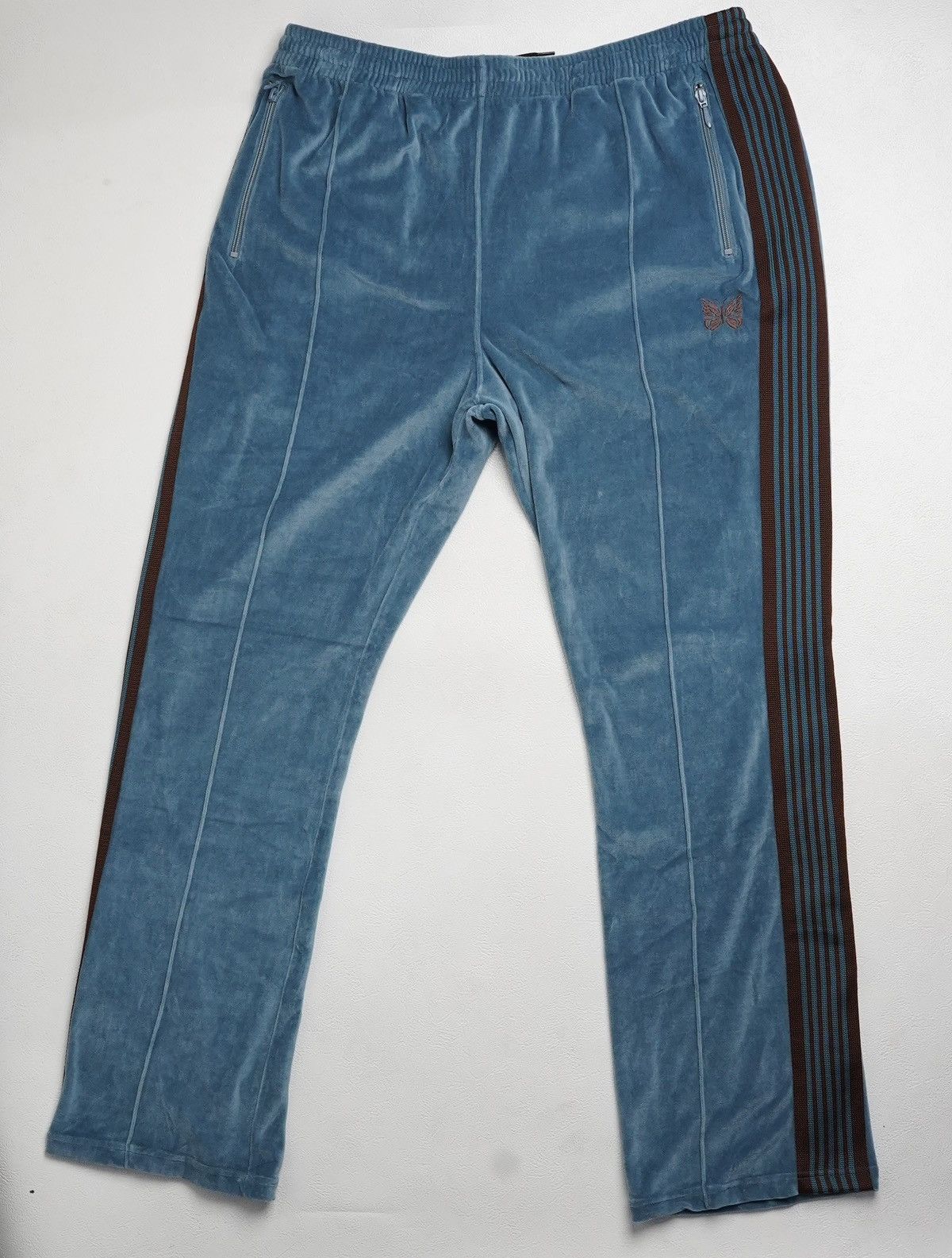 Needles Needles Narrow Velour Track Pants Size US 36 / EU 52 - 1 Thumbnail