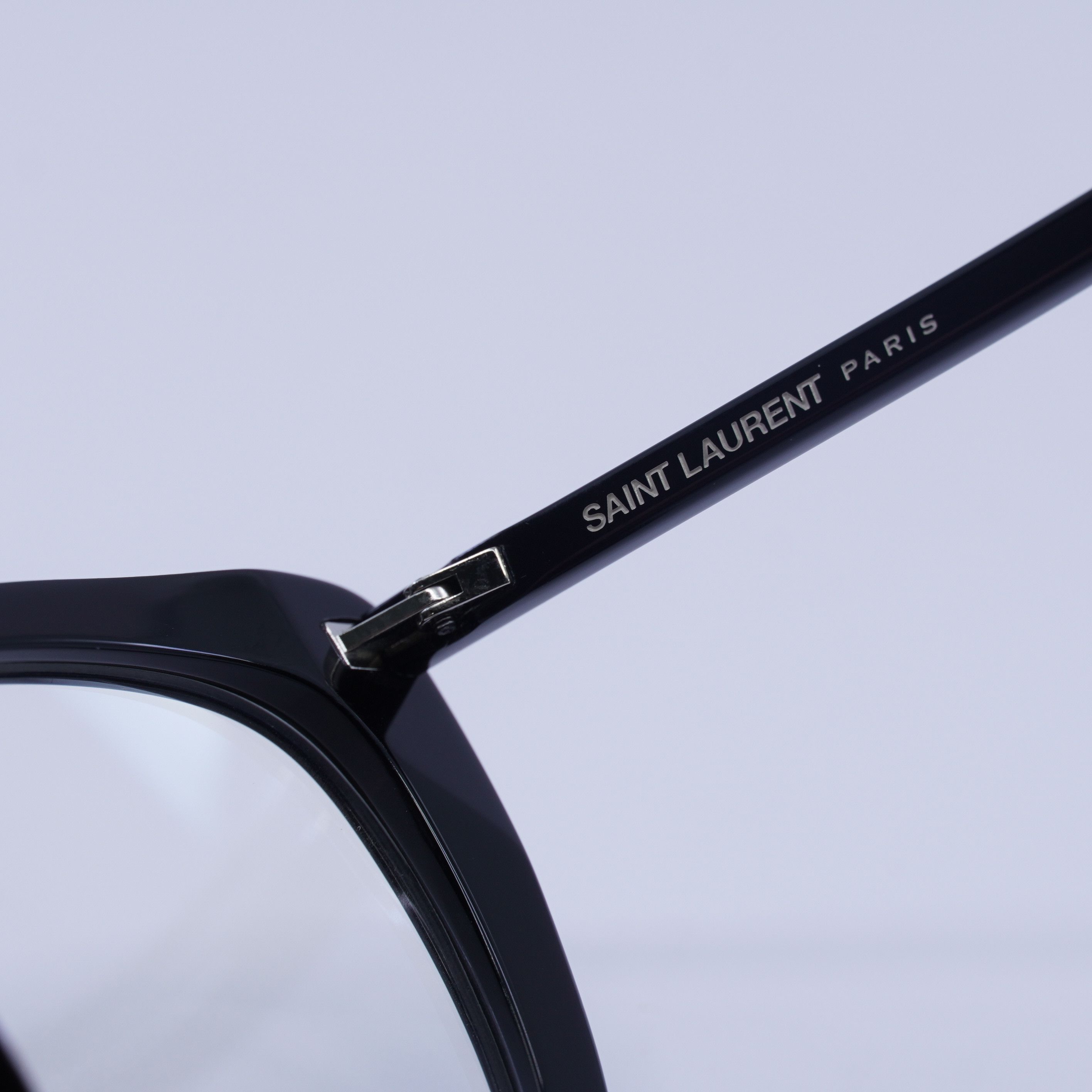 Saint Laurent Paris Saint Laurent SL778 001 Eyeglasses Black 55mm Square Frame Size ONE SIZE - 9 Thumbnail