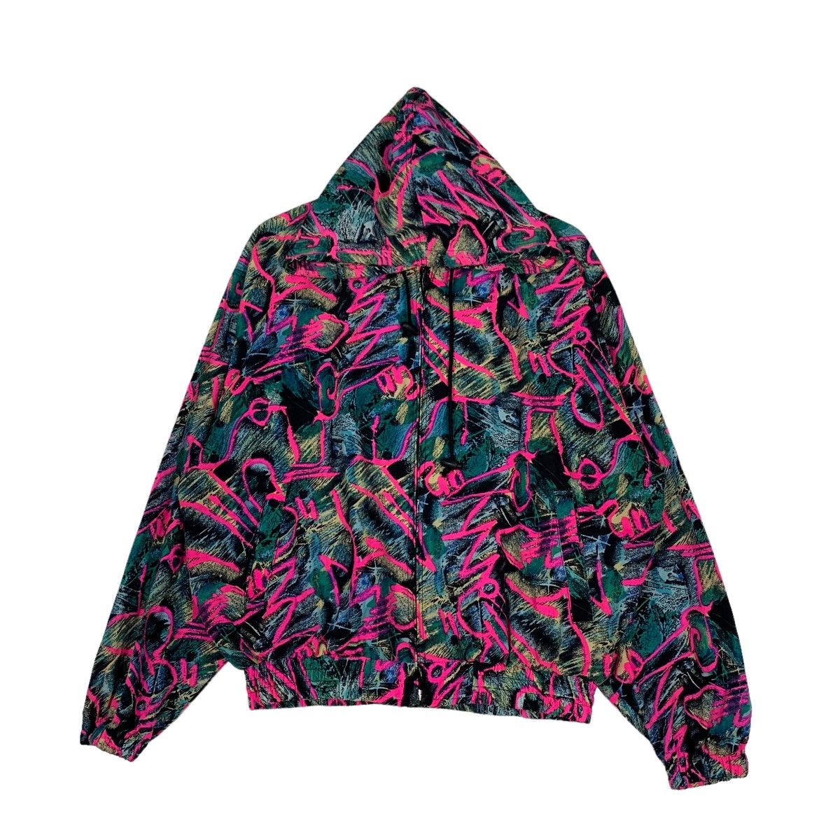 Japanese Brand CENTER CLEASE Colorful Zipper Hoodie Jacket #0510-C23 Size US M / EU 48-50 / 2 - 1 Thumbnail
