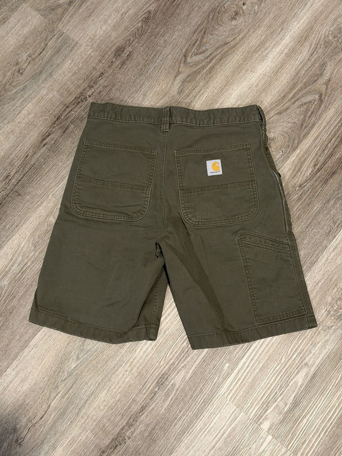 Carhartt Carhartt Workwear Carpenter Shorts Olive Green Sz. 31 WORN Size US 31 - 1 Thumbnail