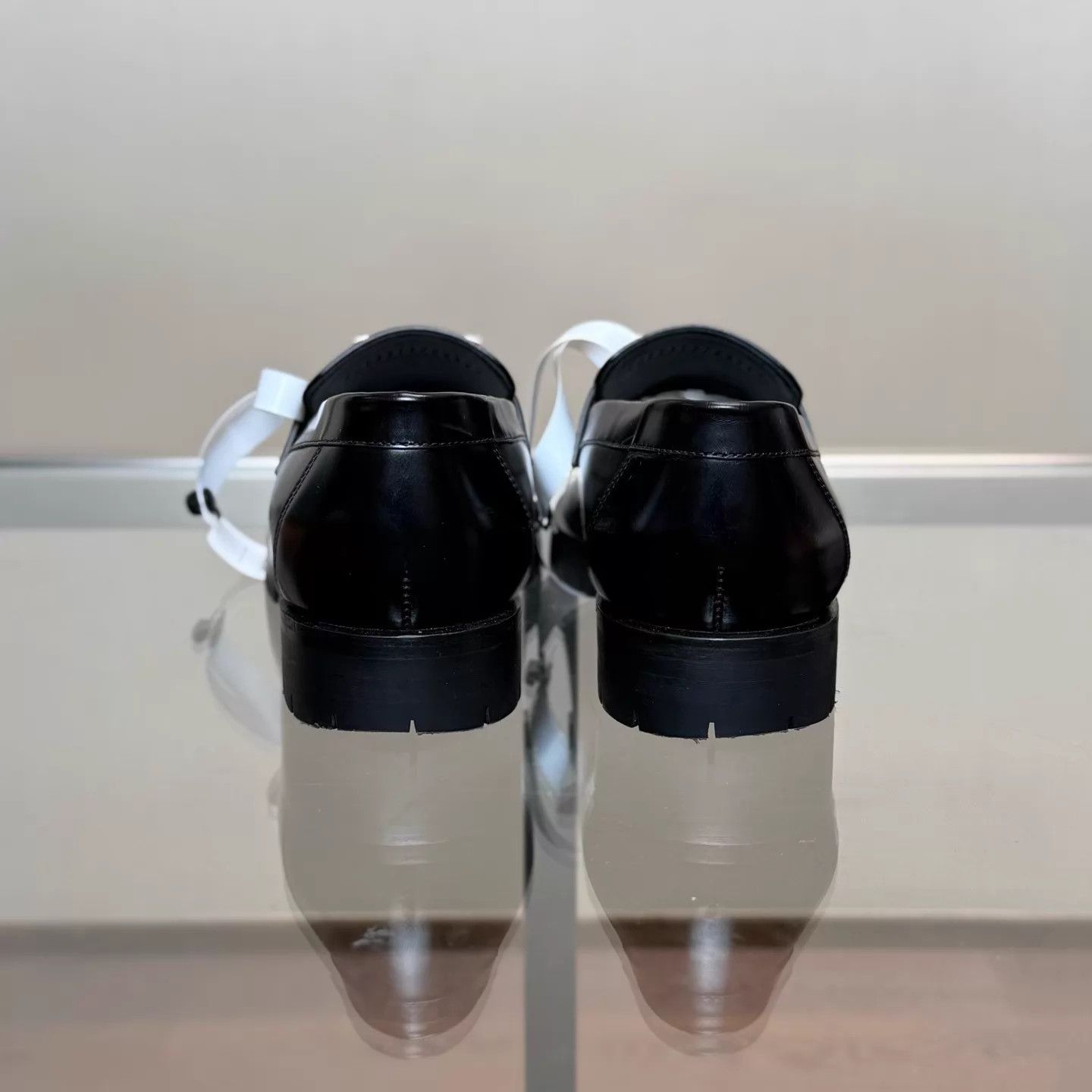 Hermes HERMES Faubourg Black Silver Buckle Loafer 36 98 Size US 5.5 / IT 35.5 - 4 Thumbnail