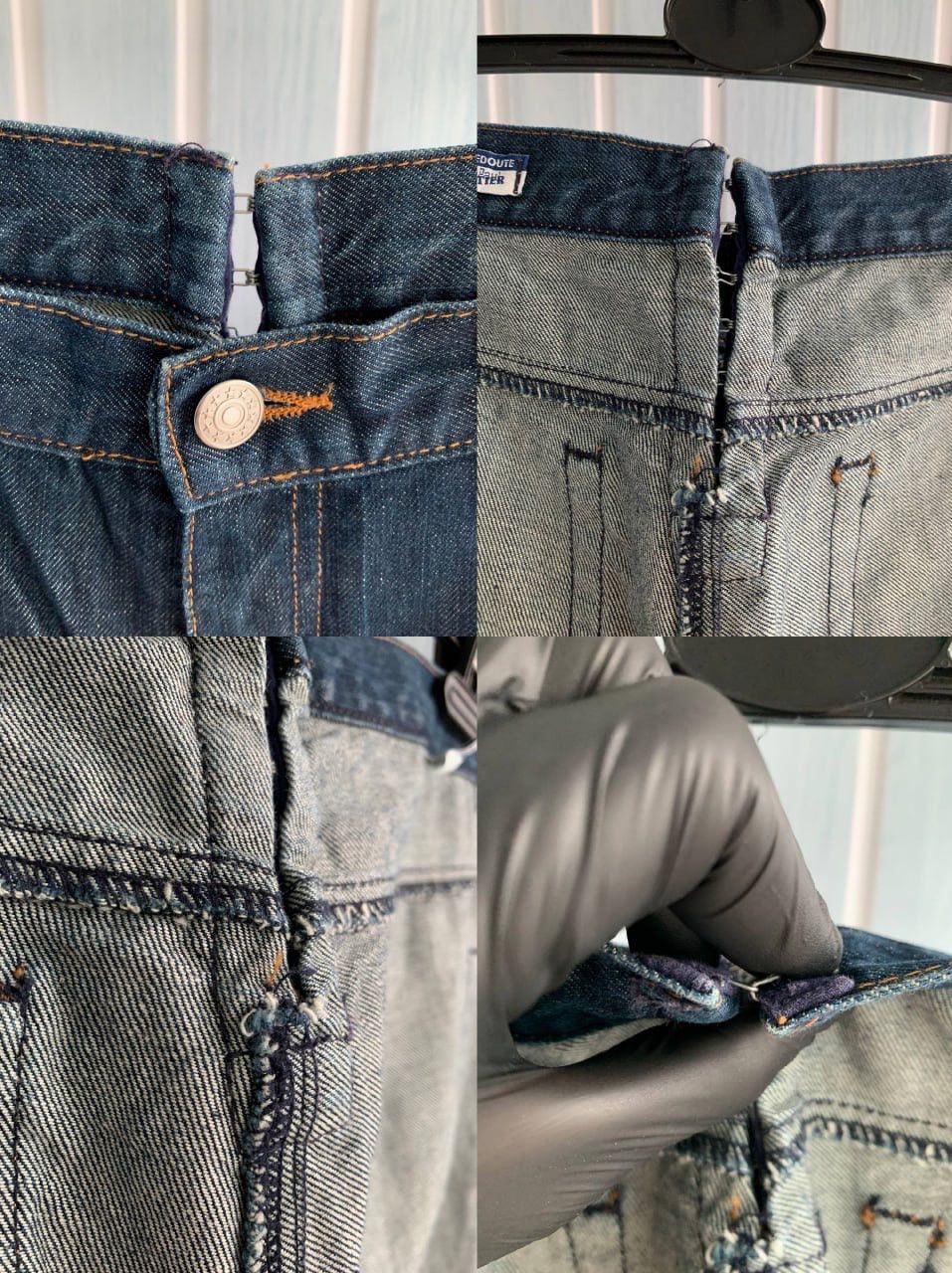 Jean Paul Gaultier Vintage JEAN PAUL GAULTIER x La Redoute Hook Eye Denim Jeans Size US 32 / EU 48 - 25 Thumbnail