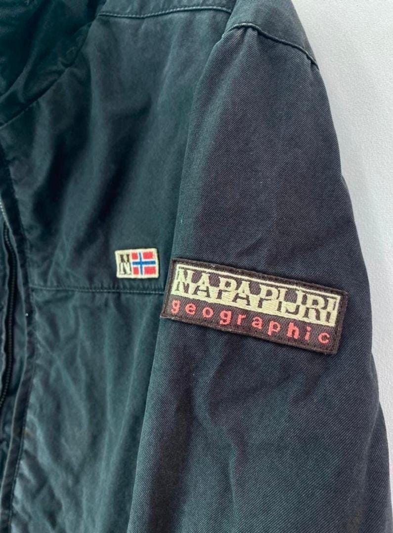 Napapijri × Vintage Rare Napapijri geographic melgaqo winter outdoor jacket Size US L / EU 52-54 / 3 - 4 Thumbnail