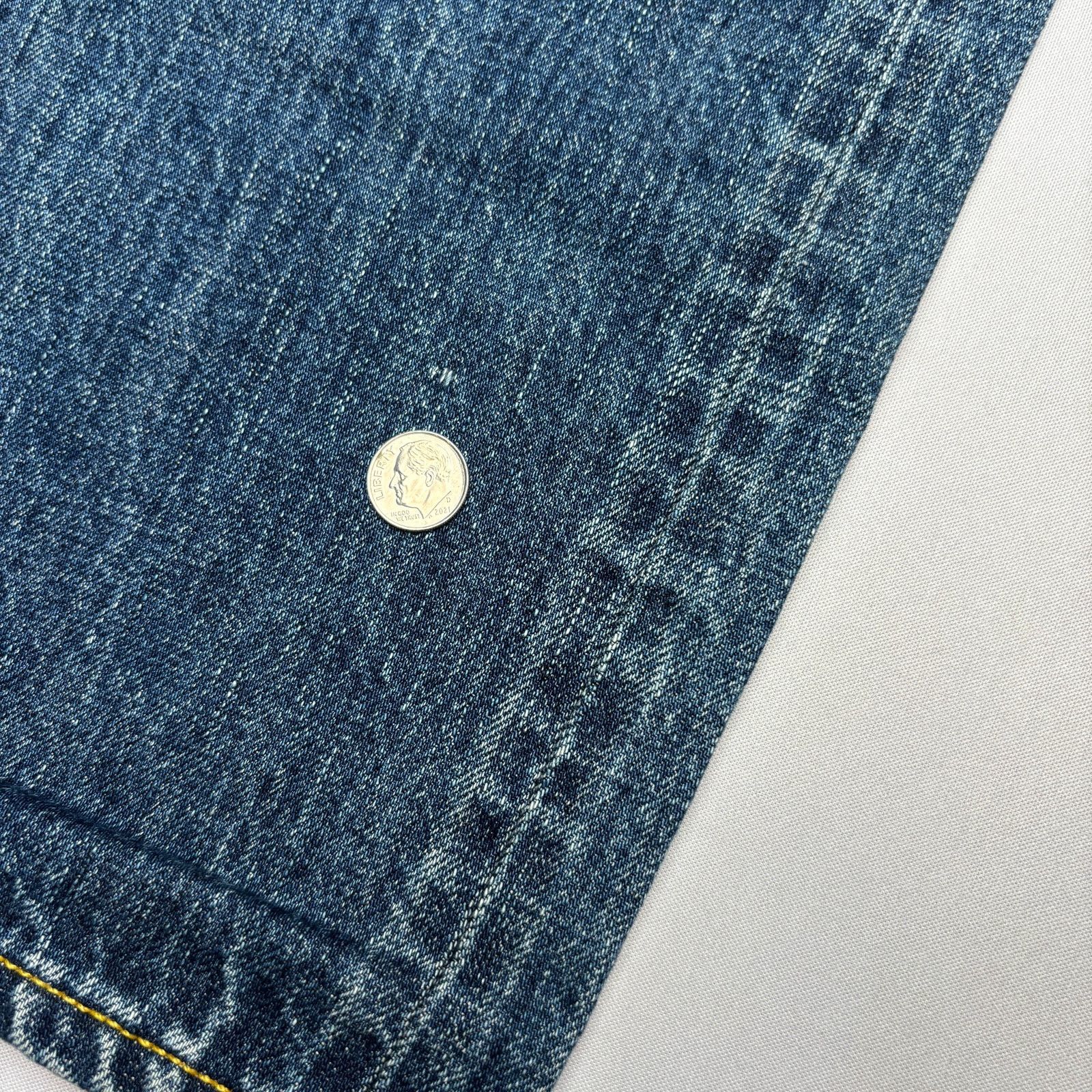 Sid Mashburn $295 Sid Mashburn Slim Straight Jeans Selvedge 33x34 Size US 33 - 10 Thumbnail