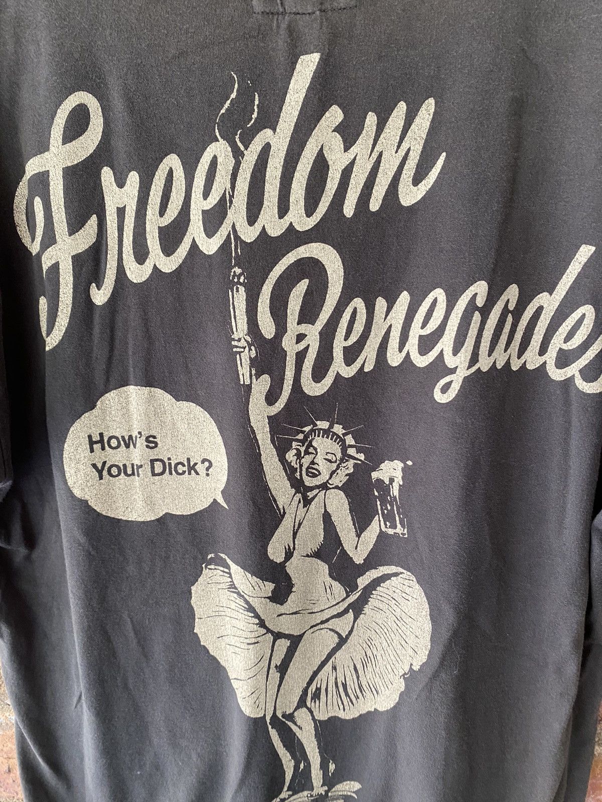 Wacko Maria Vtg WACKO Maria How your Dick usa parody tee Size US M / EU 48-50 / 2 - 3 Thumbnail