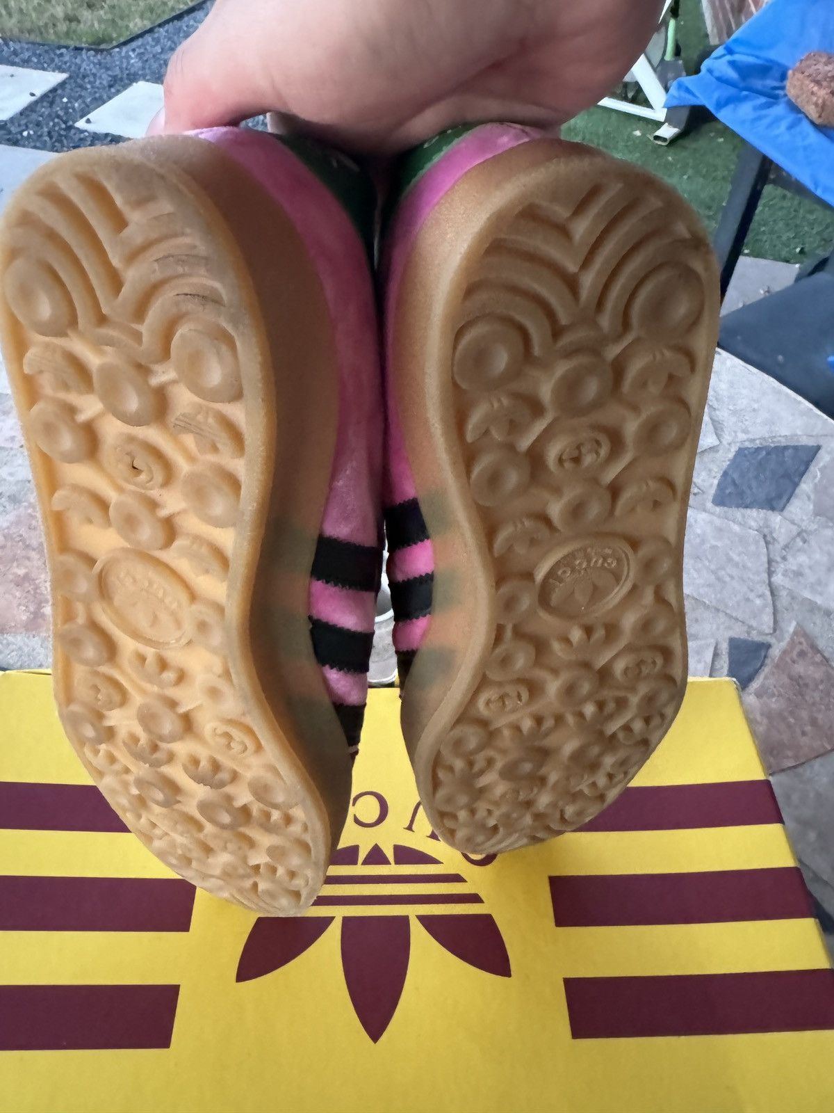 Adidas × Gucci Gucci x Adidas Gazelle Size US 8.5 / EU 41-42 - 3 Thumbnail