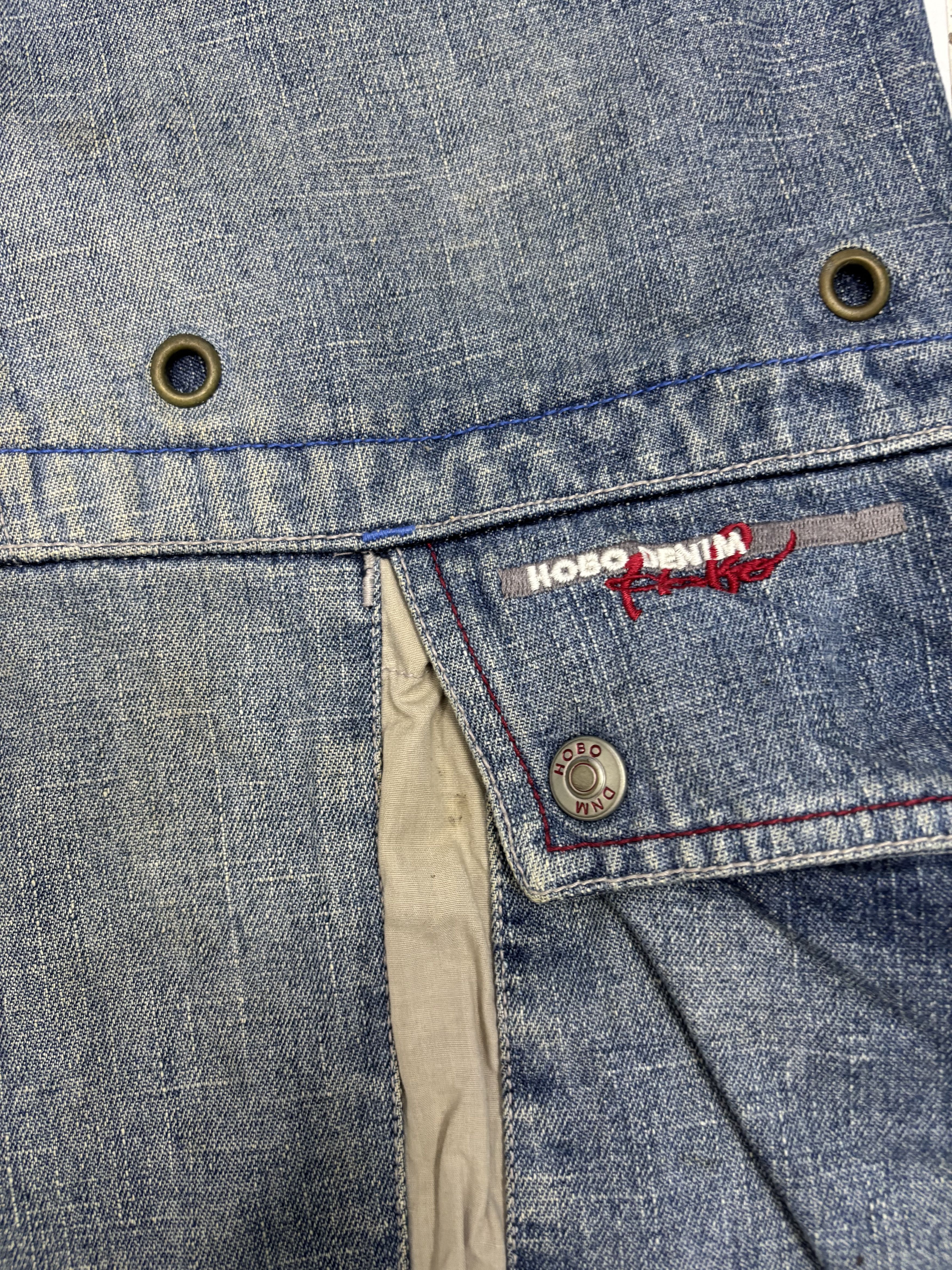 JNCO 🔥HOBO BAGGY MULTIPOCKET CARGO DENIM JEANS Size US 34 / EU 50 - 11 Thumbnail