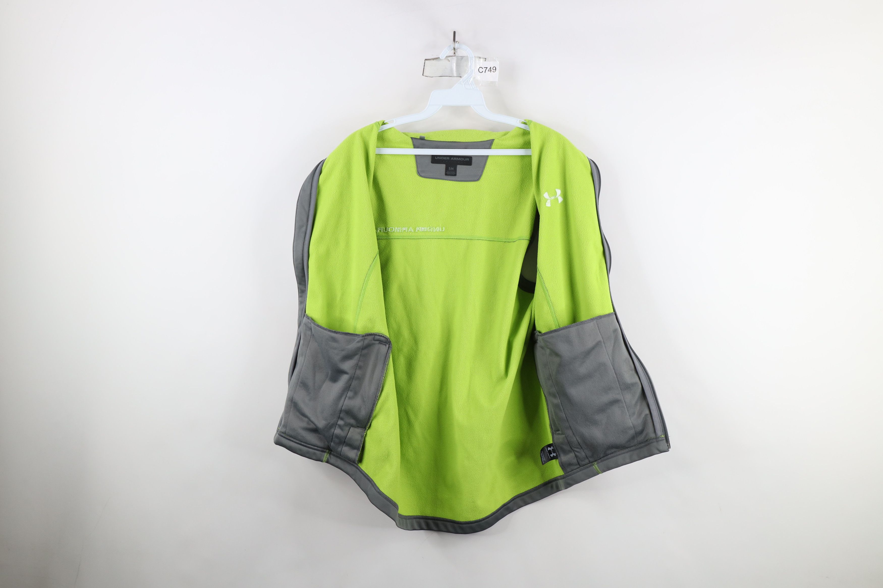 Under Armour × Vintage Under Armour Fleece Lined Sleeveless Full Zip Vest Jacket Size US S / EU 44-46 / 1 - 9 Thumbnail