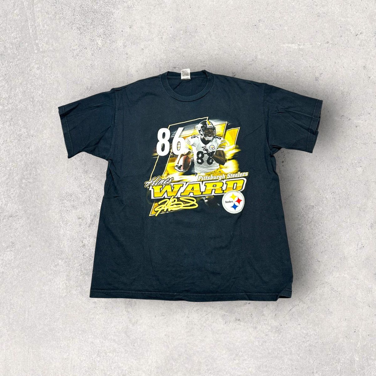 NFL Vintage Pittsburgh Steelers Hines Ward tee Size US XL / EU 56 / 4 - 1 Thumbnail