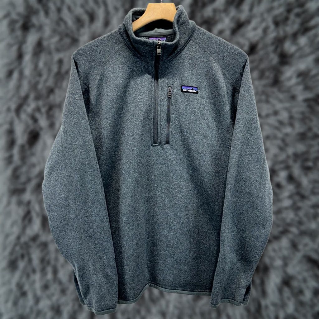 Patagonia Patagonia L Better Sweater 1/4 Zip Pullover Blue Green Camping Outdoor Gorp - Pre-Owned Good Condition Size US L / EU 52-54 / 3 - 1 Thumbnail