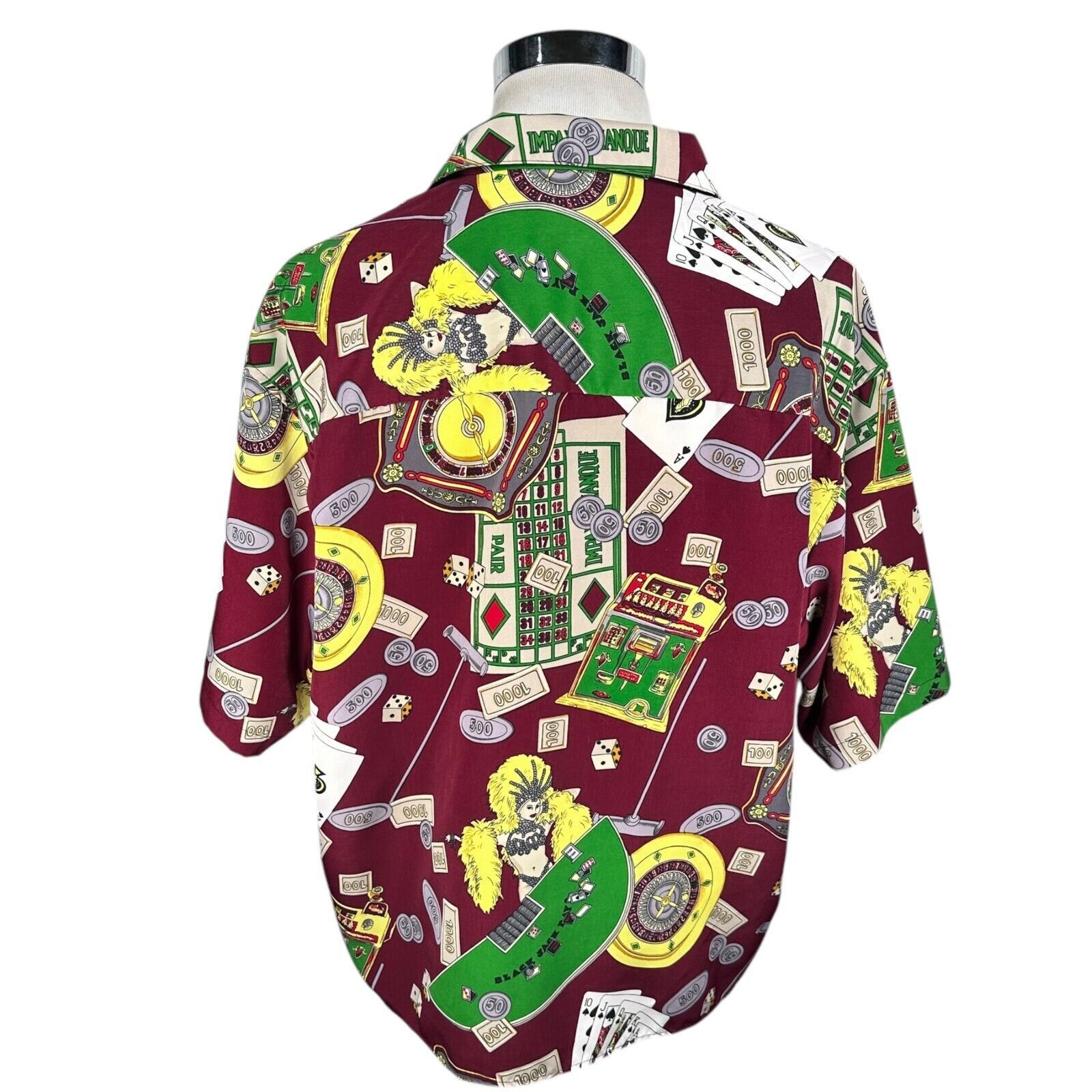 Southpole Vintage Southpole Shirt Men’s XL Red Casino Button-Up Y2K Size US XL / EU 56 / 4 - 5 Thumbnail