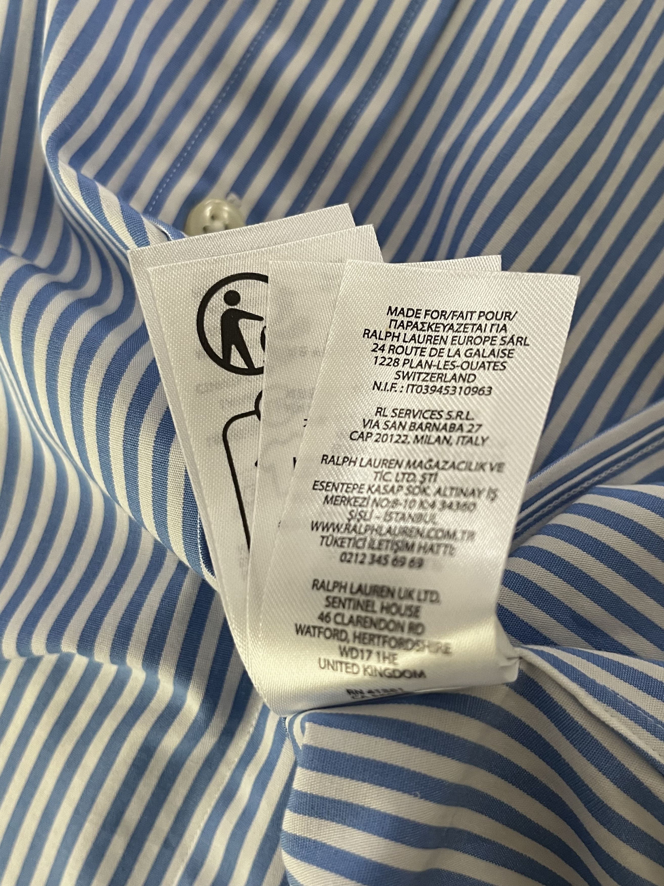 Polo Ralph Lauren Polo Ralph Lauren Custom Fit Stretch Poplin Shirt Size US S / EU 44-46 / 1 - 5 Thumbnail