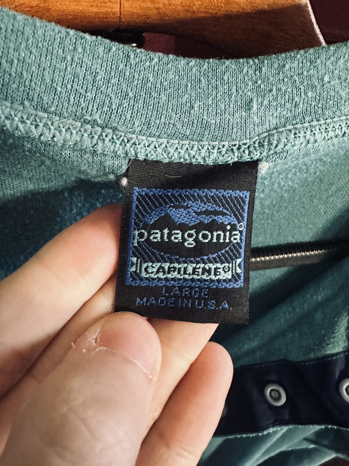 Patagonia Vintage henley MiUSA Capilene shirt / sweatshirt Size US L / EU 52-54 / 3 - 10 Thumbnail