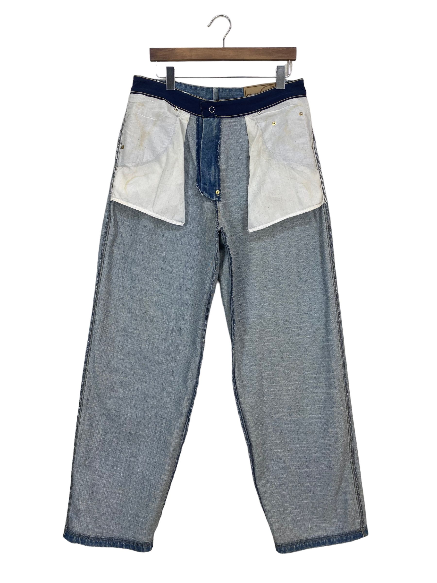 Damani Dada Damani Dada Denim Jeans Dada Baggy Hip Hop Skateboards Jeans Size US 33 - 13 Thumbnail