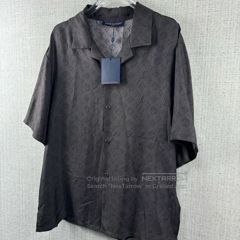 Louis Vuitton Louis Vuitton SS25 monogram full button short sleeve shirt Size US XL / EU 56 / 4 - 2 Thumbnail