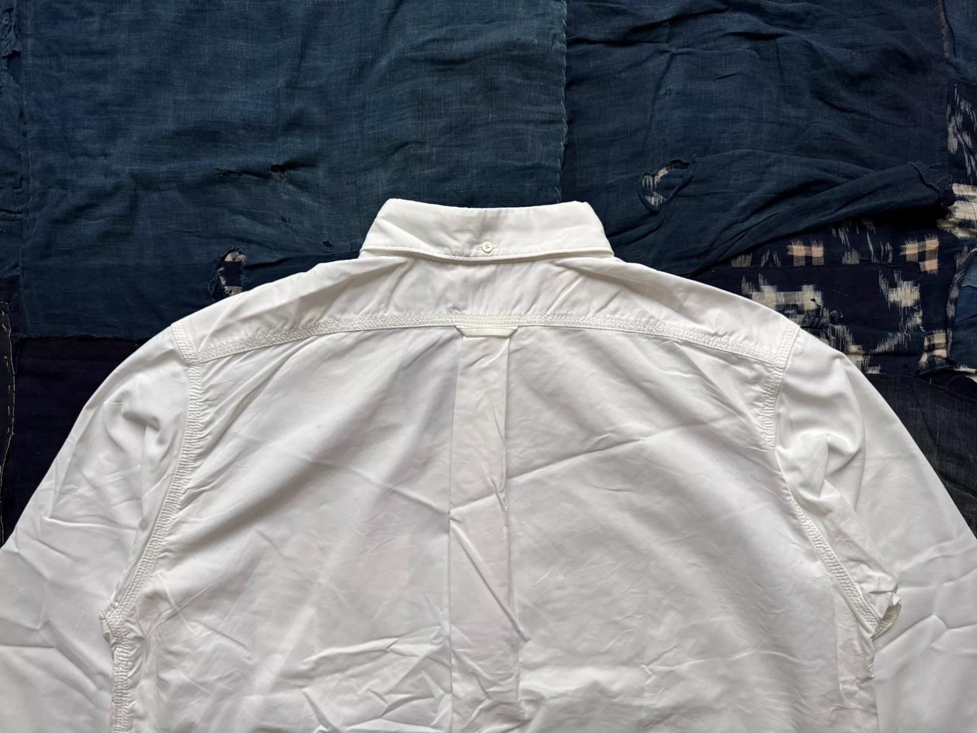 Nanamica NANAMICA Button Down Wind Oxford Shirt White L Size US L / EU 52-54 / 3 - 4 Thumbnail