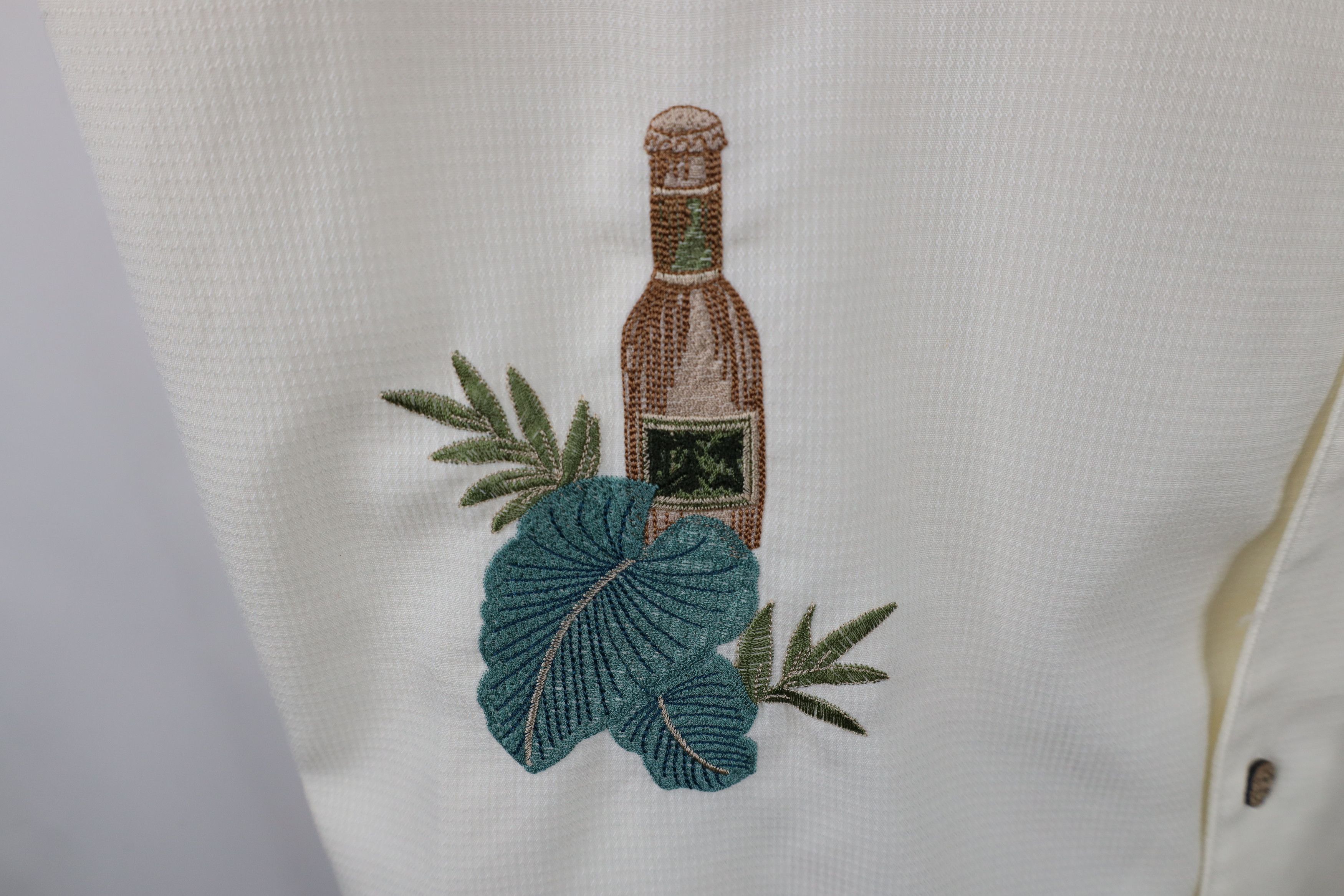 Vintage Vintage 90s Streetwear Beer Beach Luau Button Shirt Cream Size US XXL / EU 58 / 5 - 5 Thumbnail
